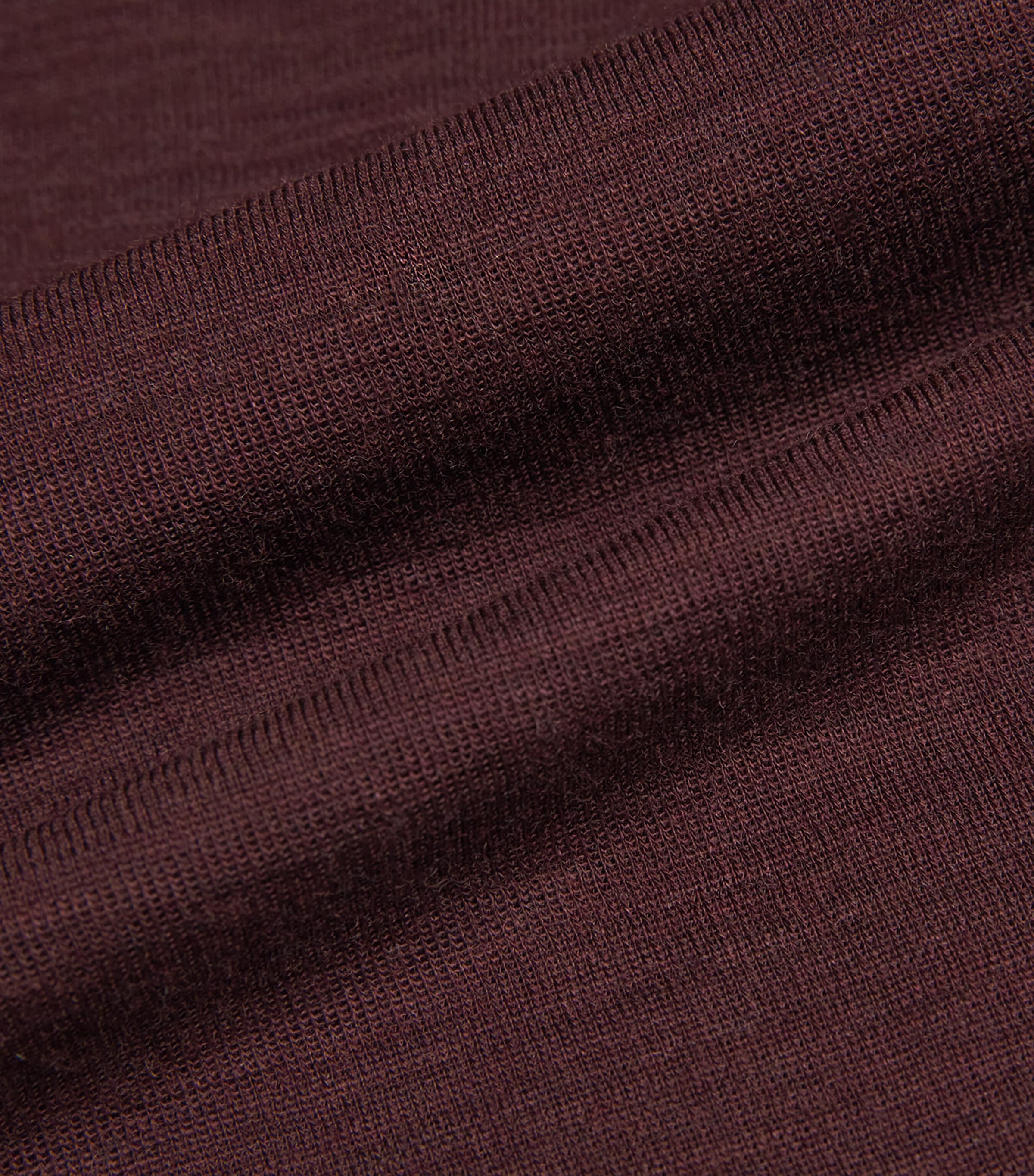 Wool Satin-Trim T-Shirt 701OXB Image 5