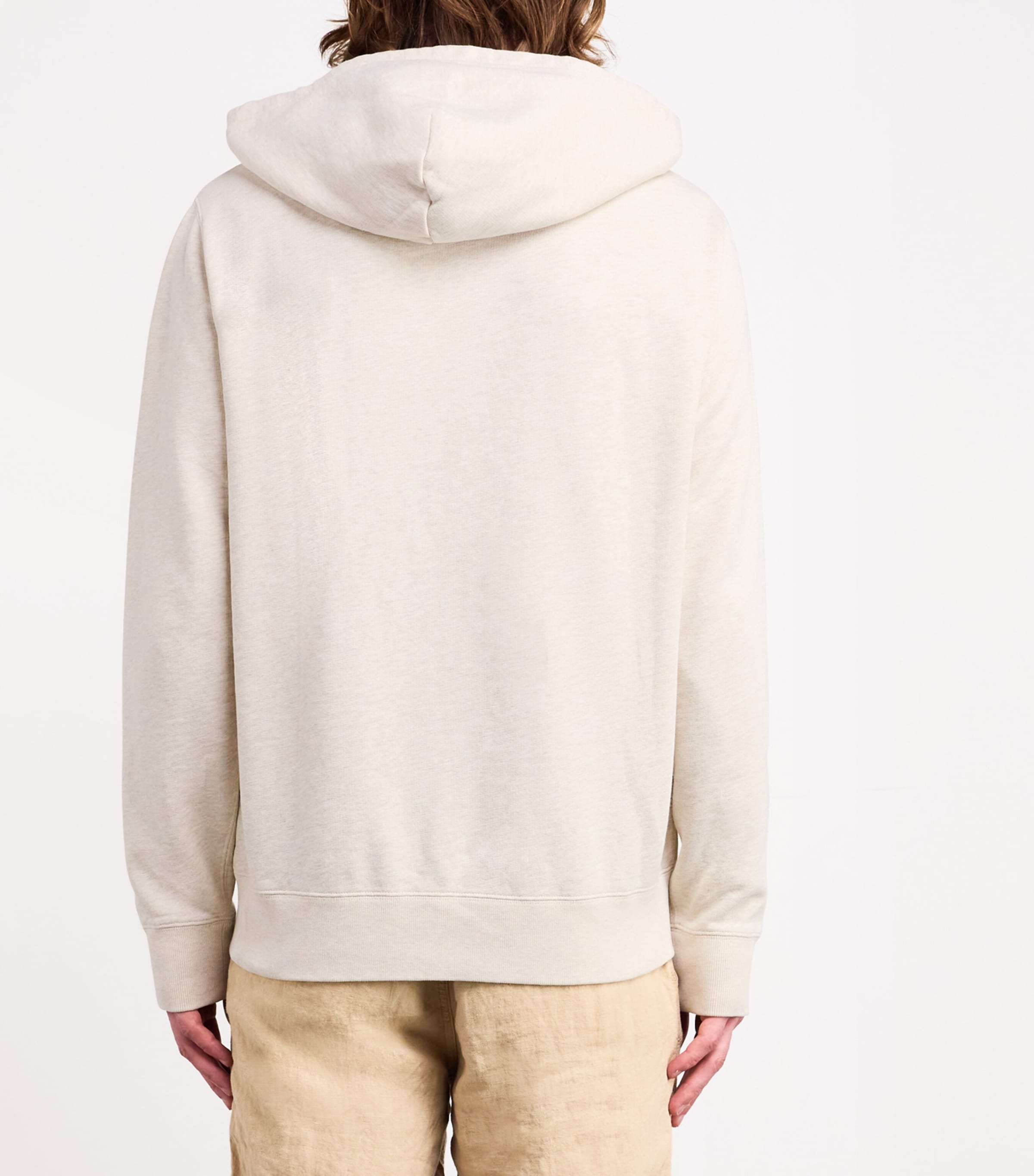 Polo Ralph Lauren Mens Cotton-Blend Polo Bear Hoodie White Image 4