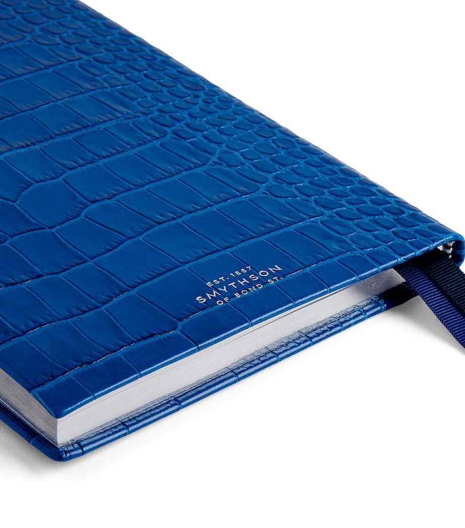 Smythson Leather Mara Soho A5 Mid-Year 2026 Diary Cerulean Image 6