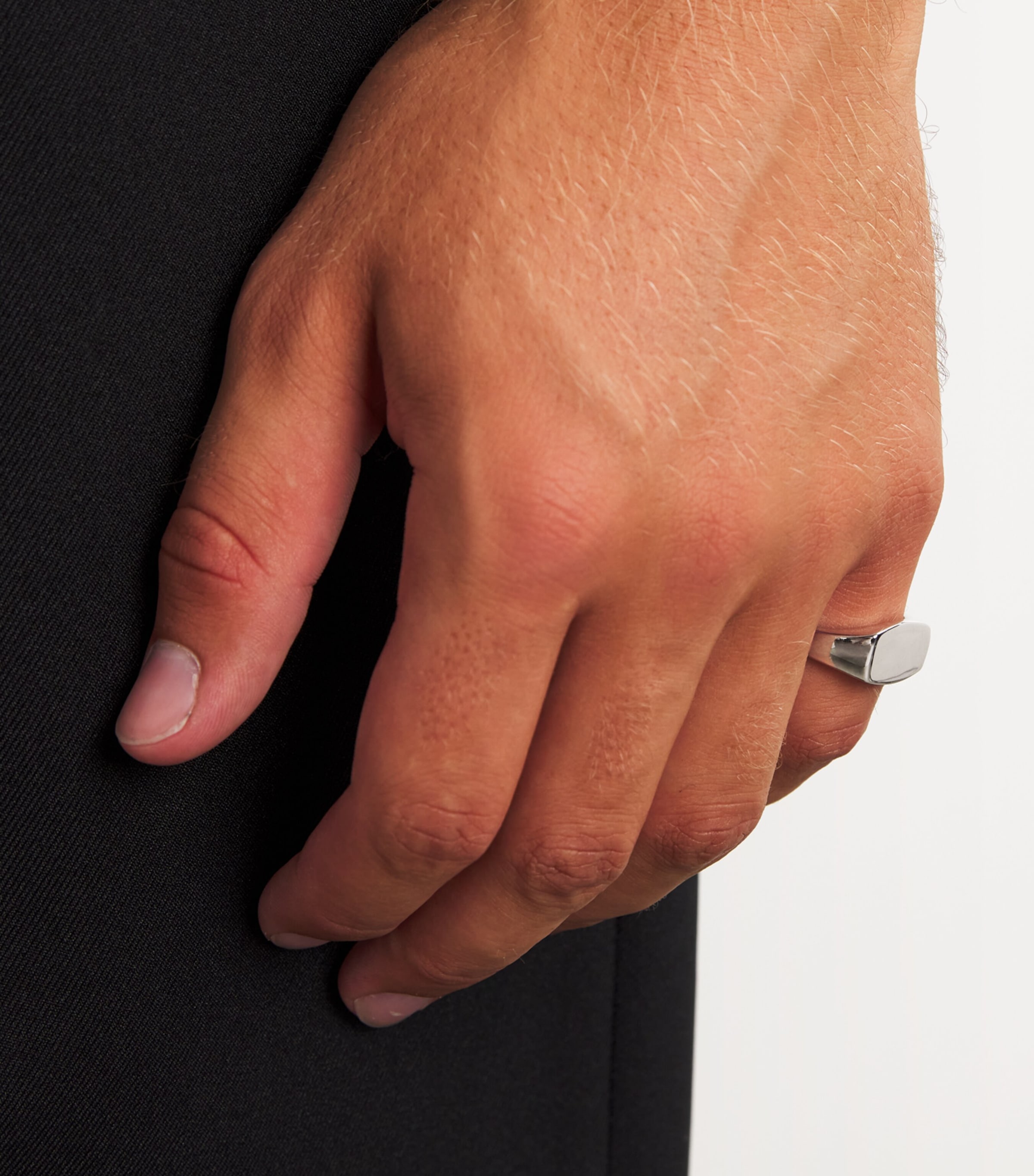 Tom Wood Sterling Silver Michael Ring | Harrods US