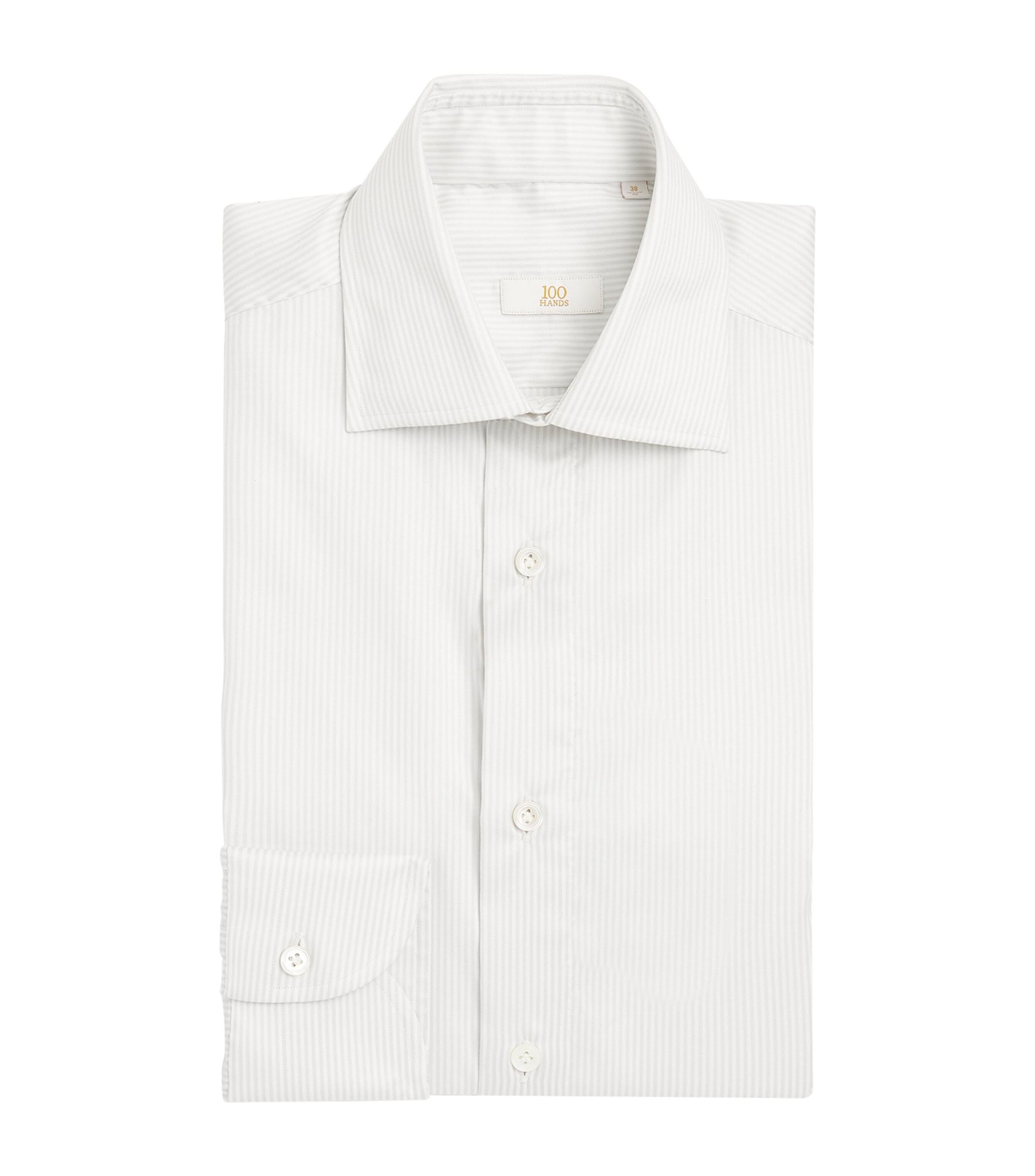 Cotton Stripe Shirt GREY STRIPE Image 1