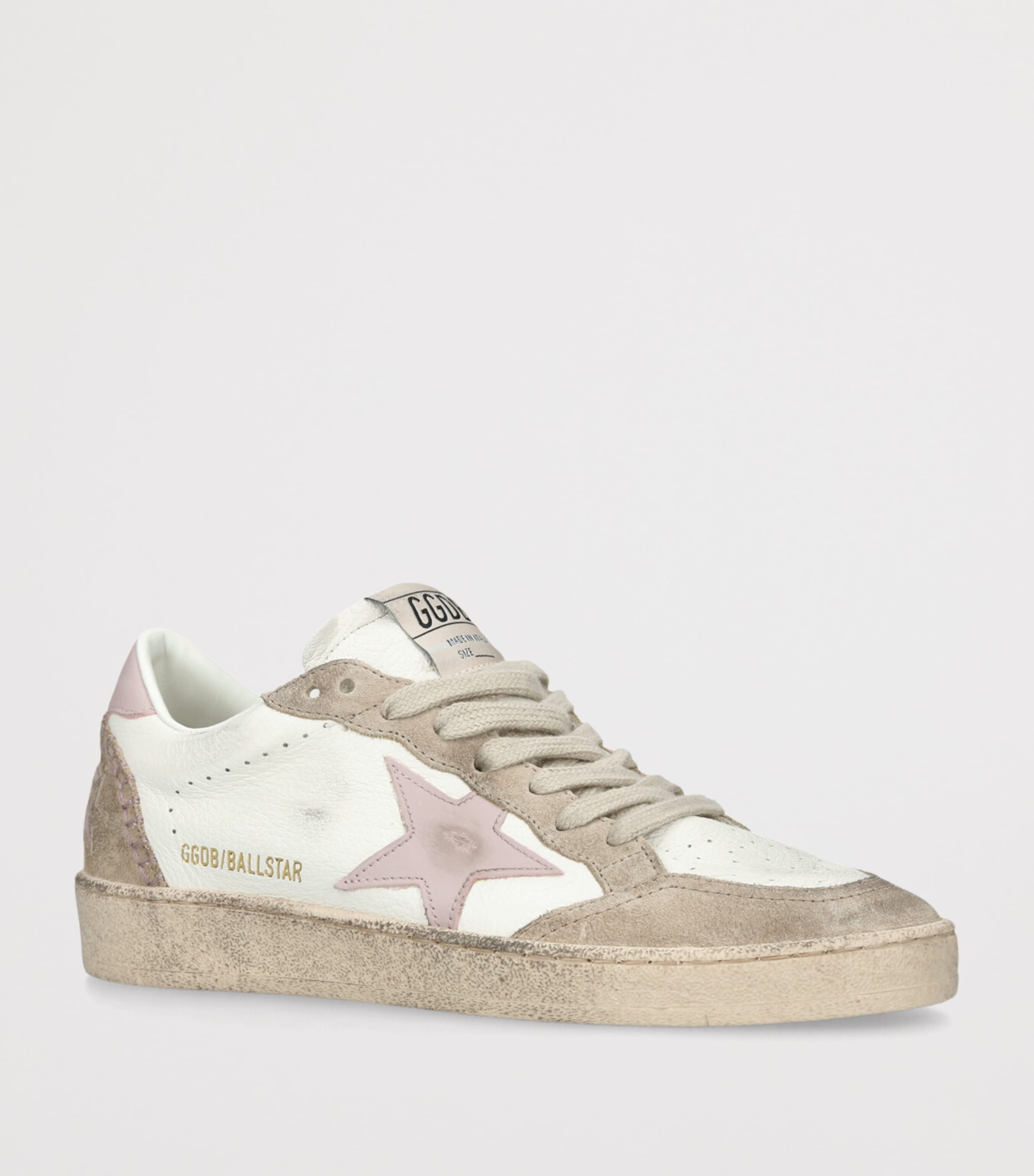 Golden Goose Suede Ball Star Sneakers White/comb Image 3