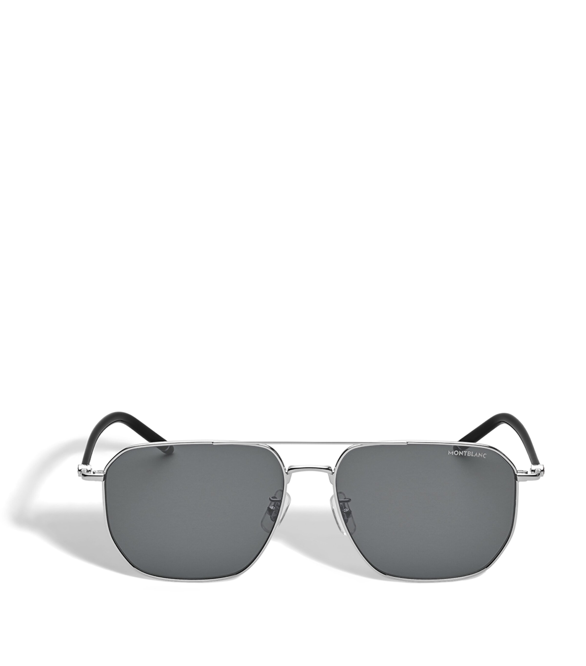 Metal Square Sunglasses SILVER Image 1