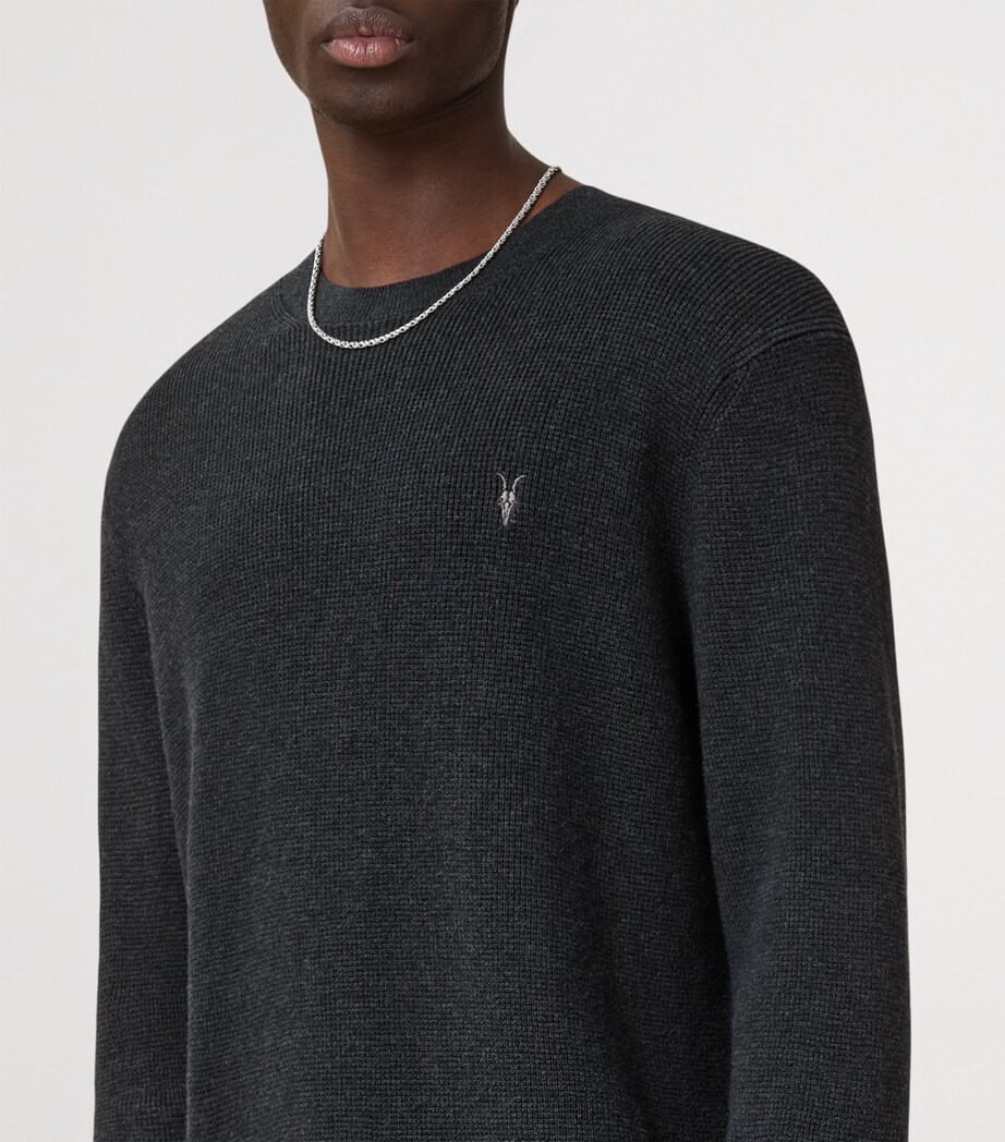 Organic Cotton-Wool Aspen Sweater CINDER BLACK Image 7