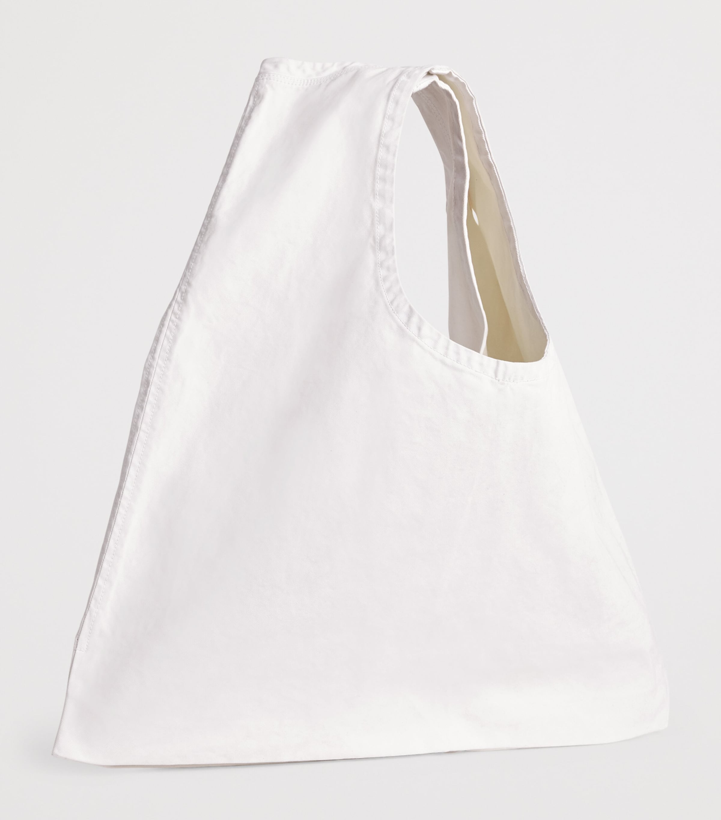 Cotton Sculptural Bag WHITE Image 3