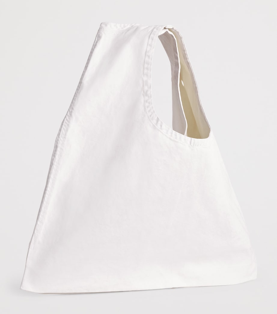 Cotton Sculptural Bag WHITE Image 3
