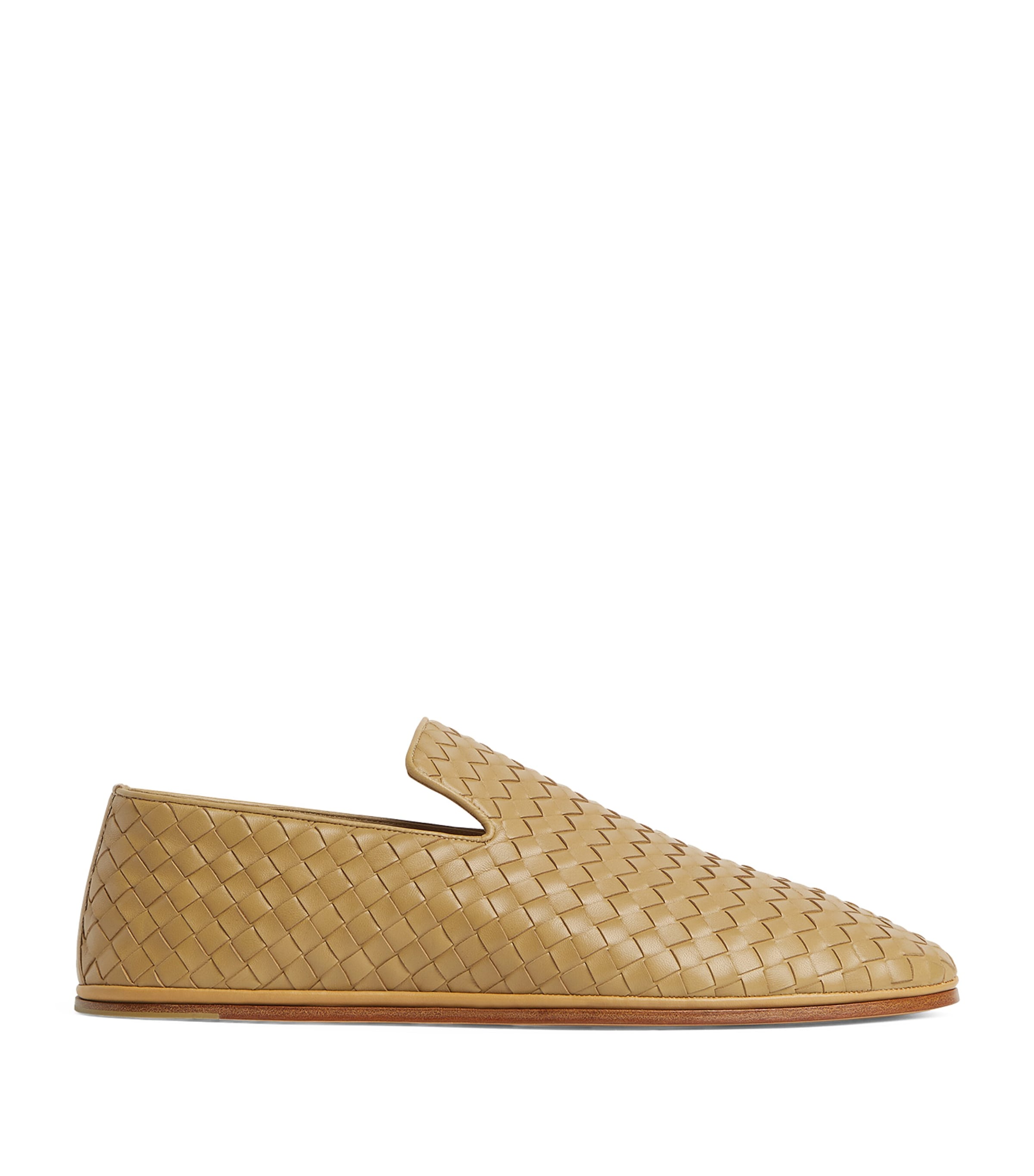 Bottega Veneta Lambskin Sunday Slippers In Neutral