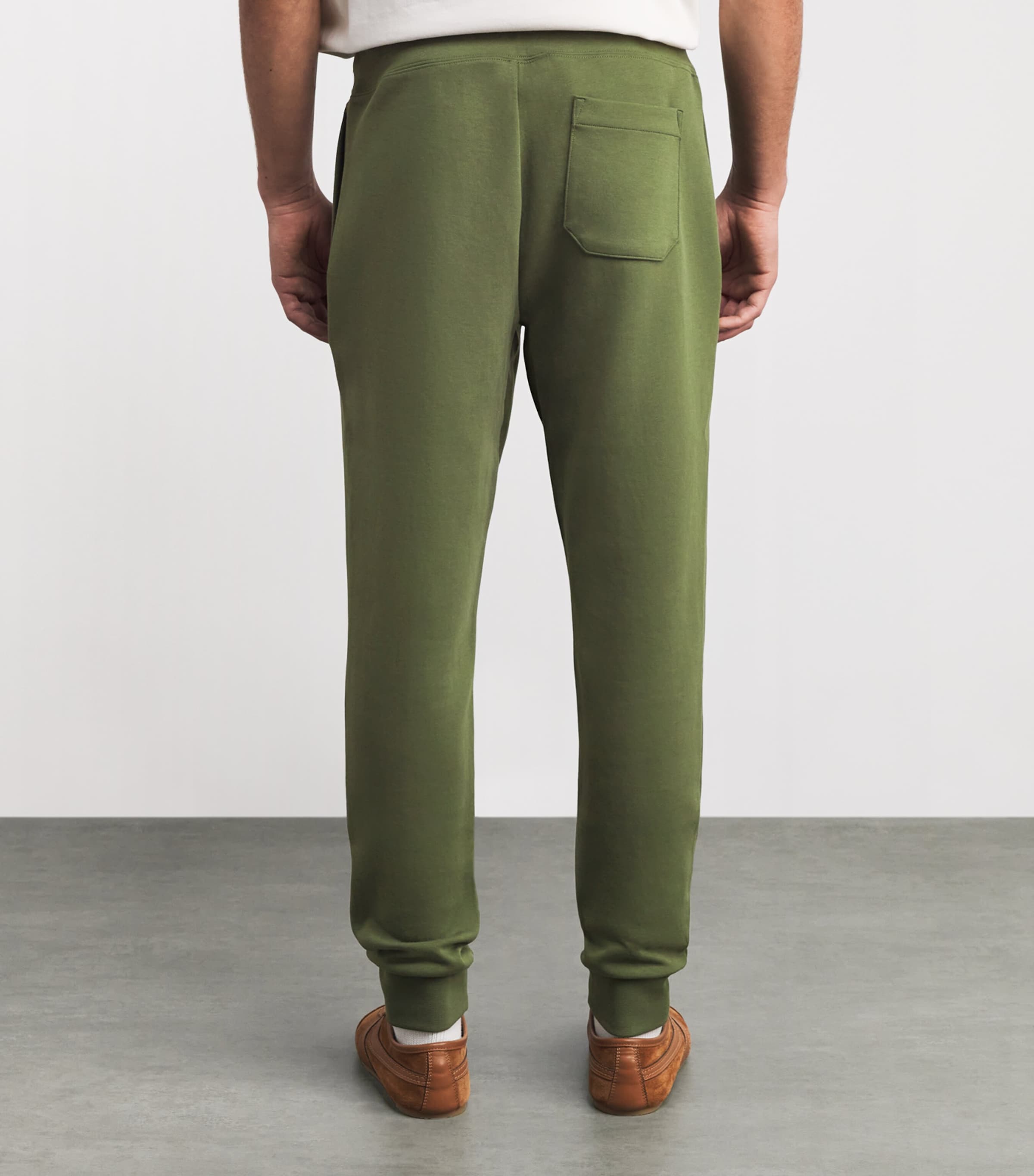 Double-Knit Polo Pony Sweatpants SUPPLY OLIVE/C1730 Image 4
