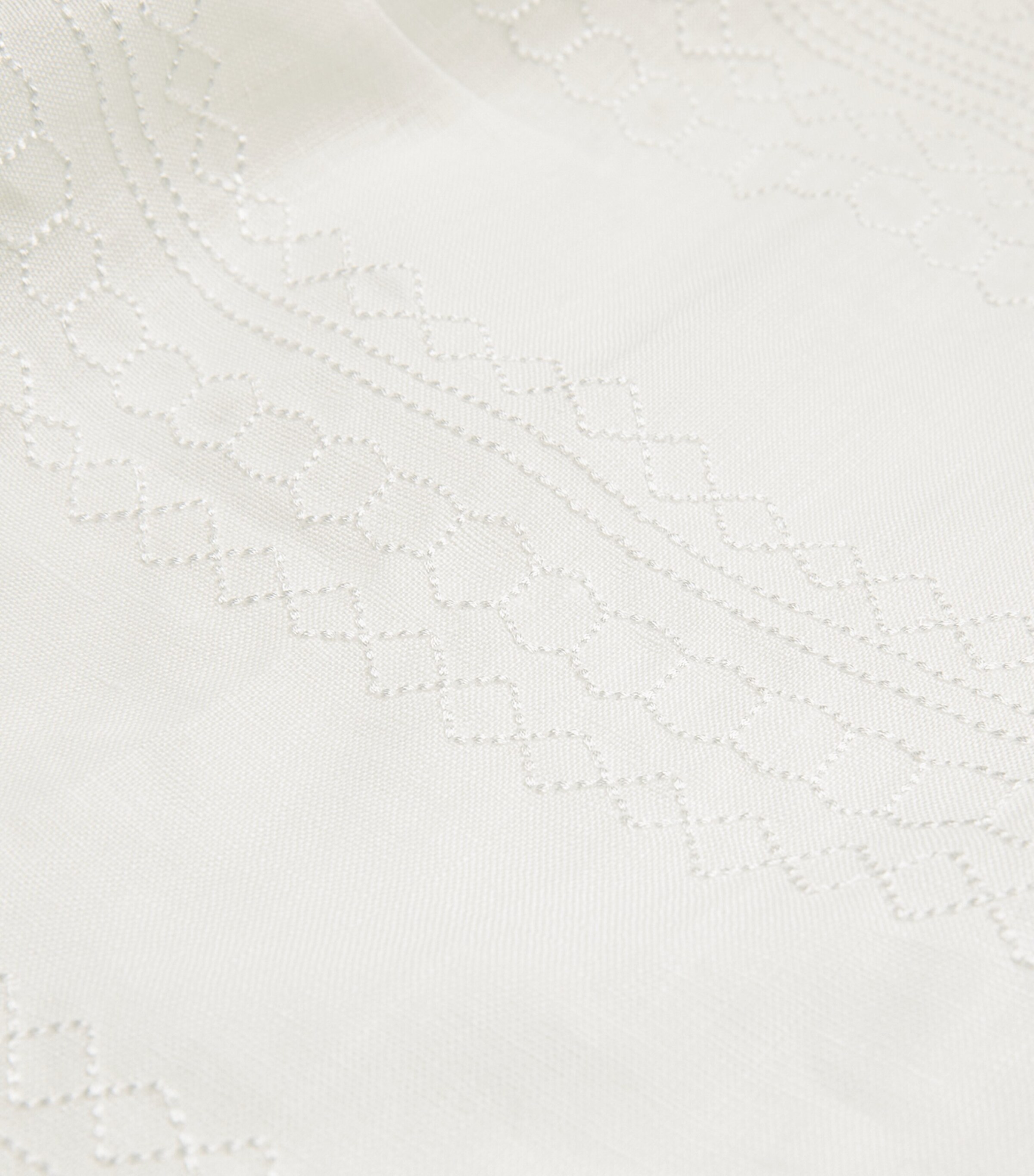 Weekend Max Mara Womens Stretch-Cotton Embroidered T-Shirt White Image 5