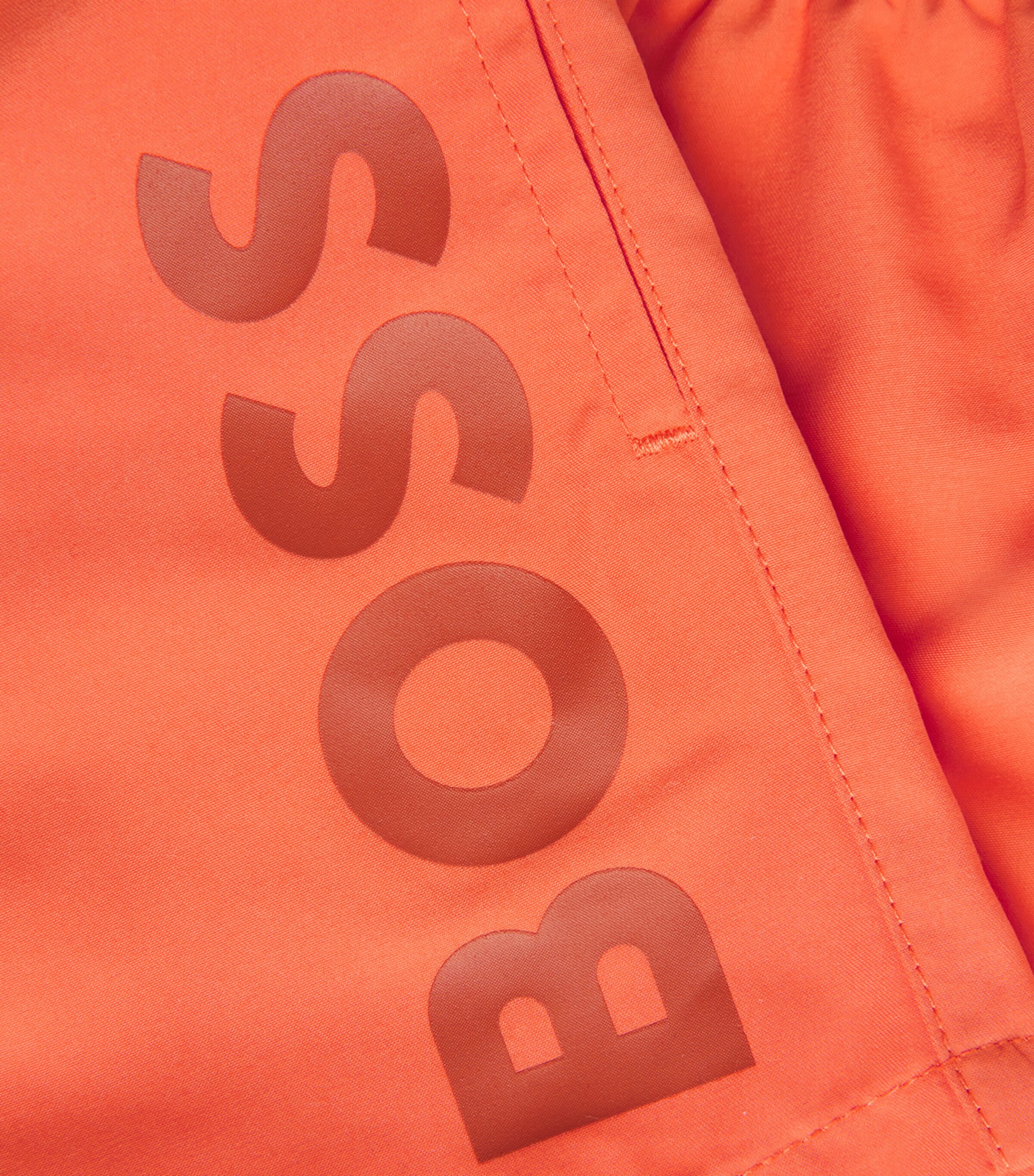 BOSS Kidswear Logo Swim Shorts (3-18 Months) Bright Red Image 3