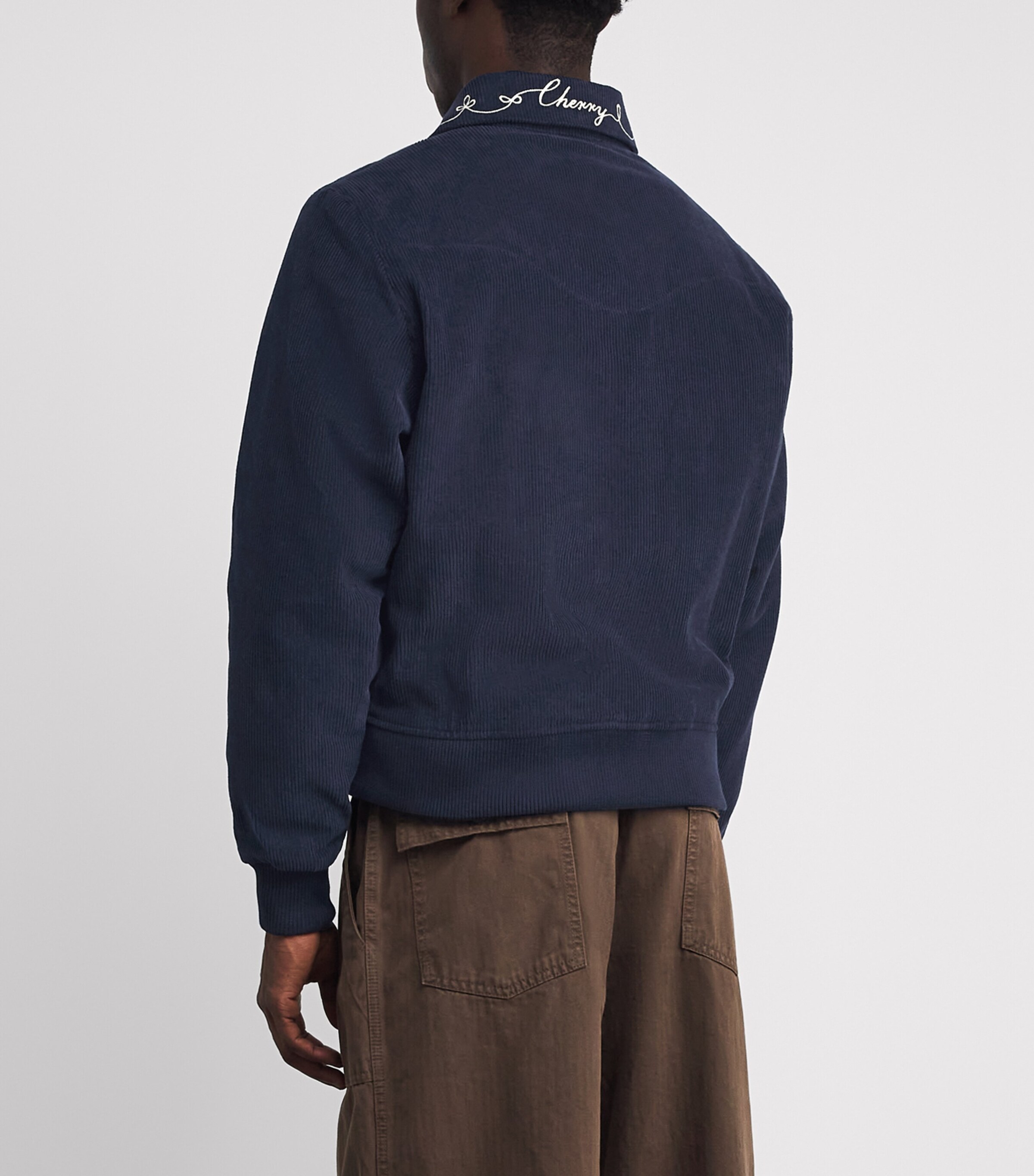 Cotton Corduroy Charro Jacket NAVY Image 4