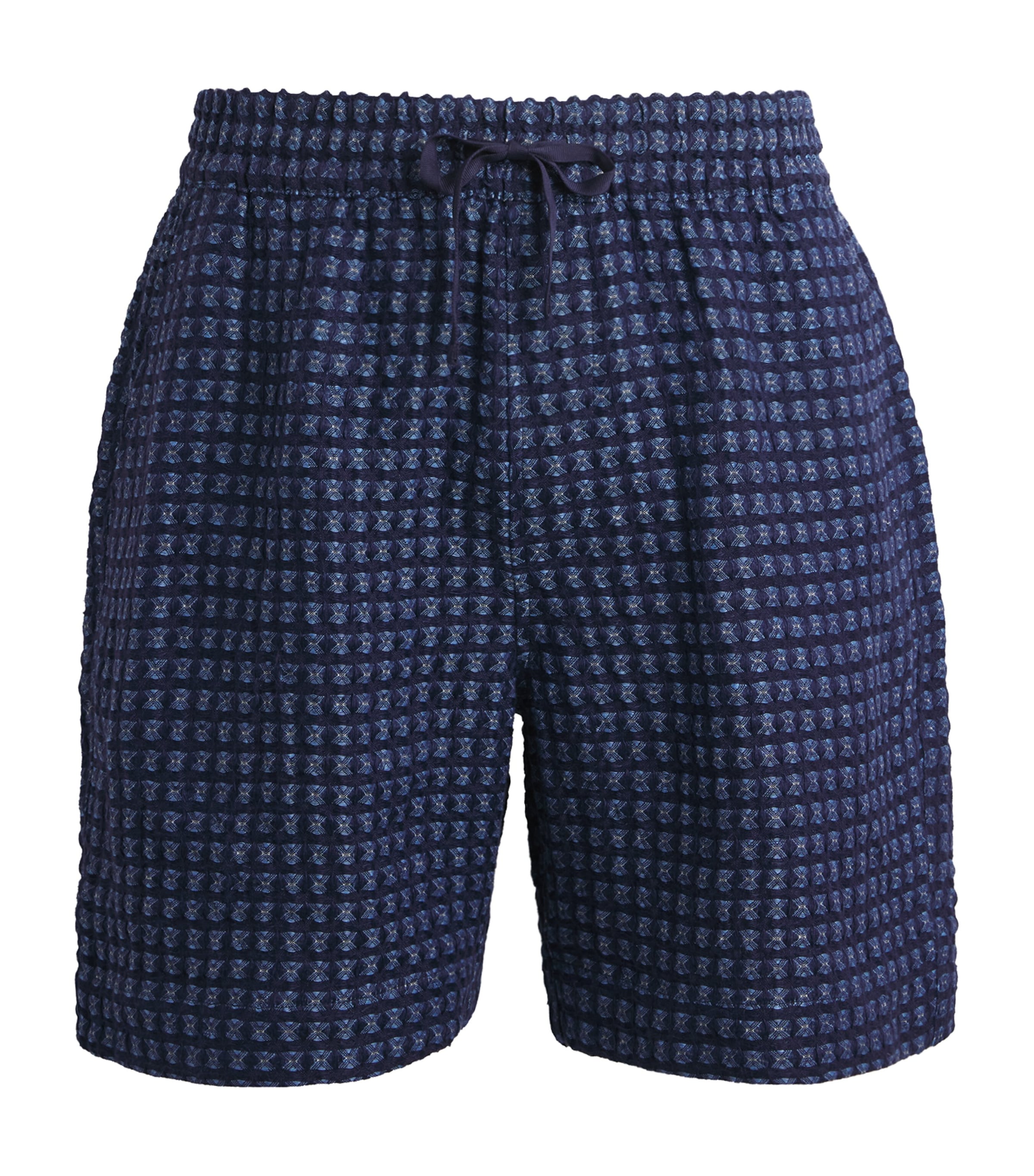 CHÉ Mens Linen Riita Shorts Navy Image 1