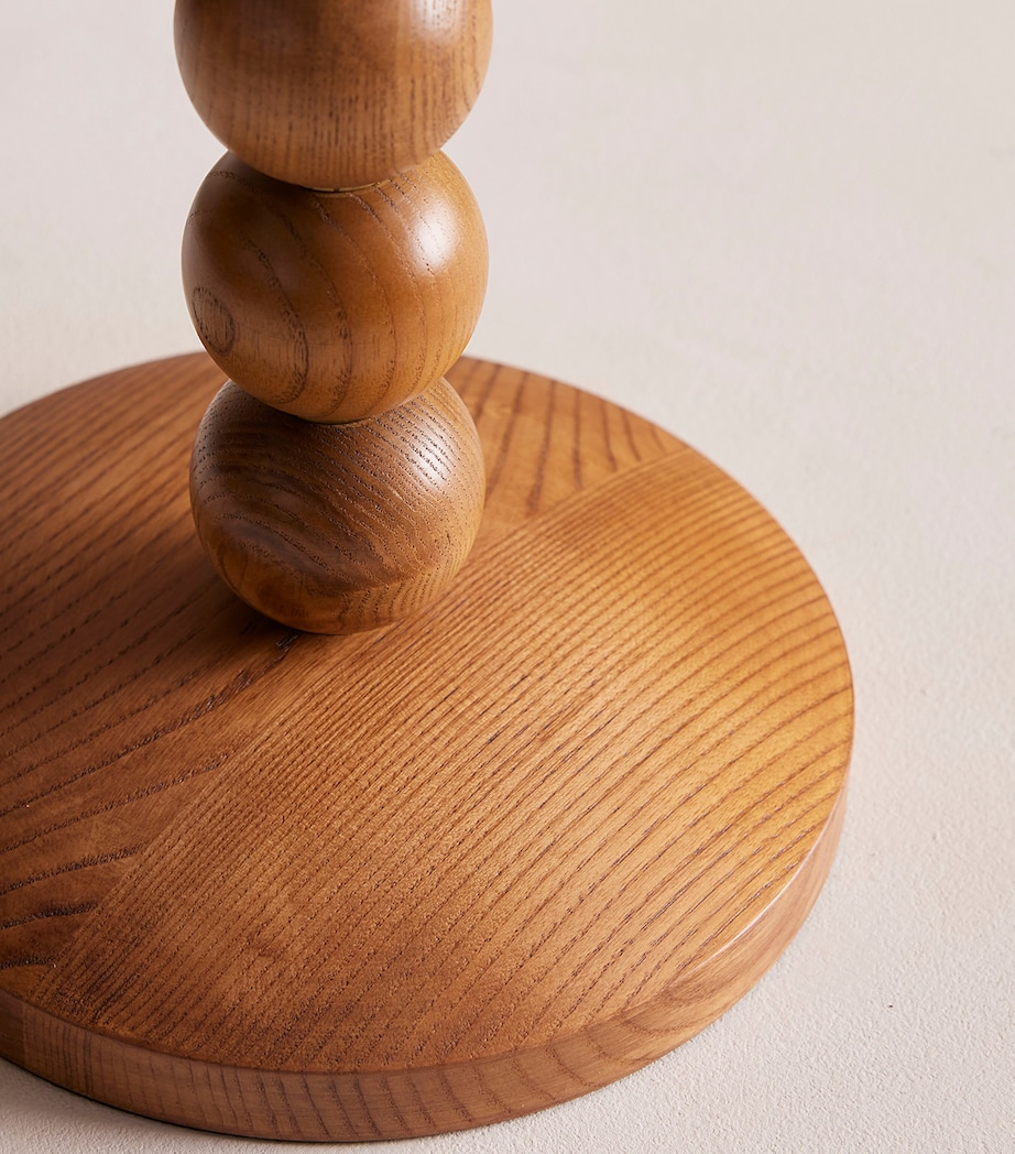 Soho Home Wood Bead Table Lamp Brown Image 5