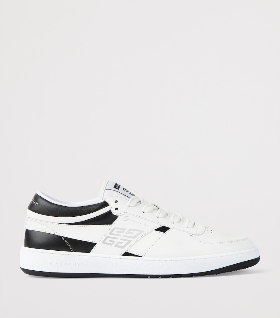 Leather G Move Sneakers WHITE/BLACK Image 3