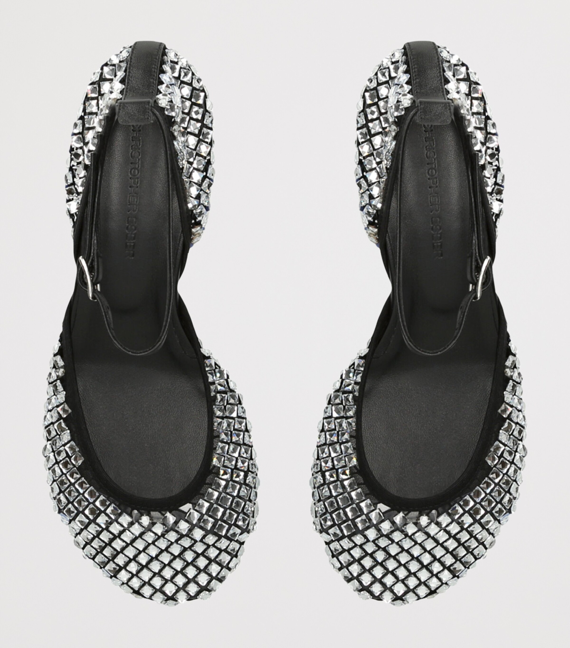 Christopher Esber Embellished Minette Mary Jane Heeled Sandals 75 Black Image 4