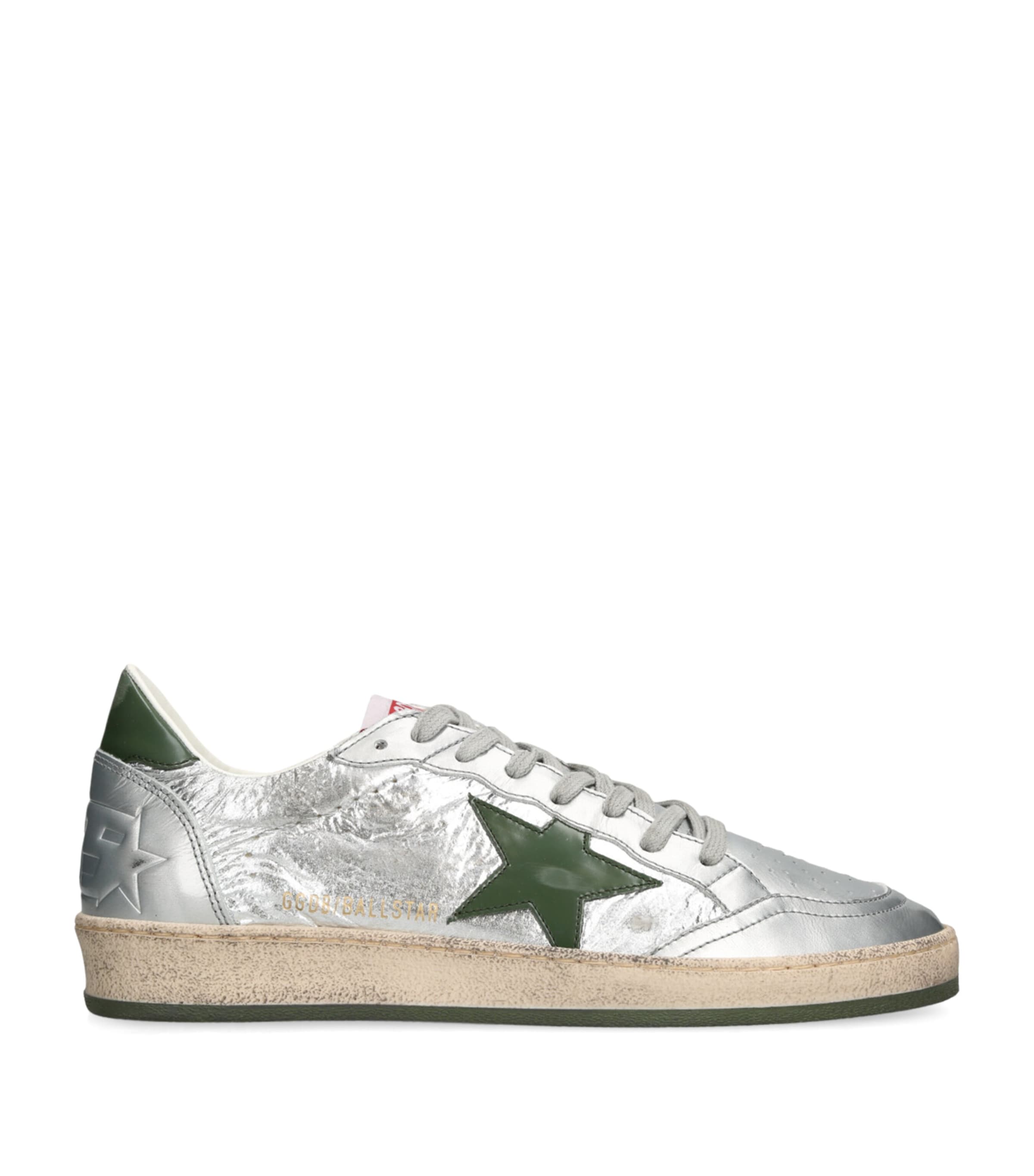 Golden Goose Ball Star Sneakers Silver Com Image 1