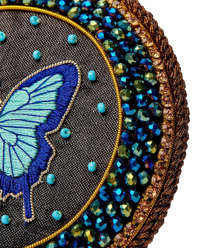 Crystal-Embellished Butterfly Tree Decoration BLACK/PURPLE Image 2