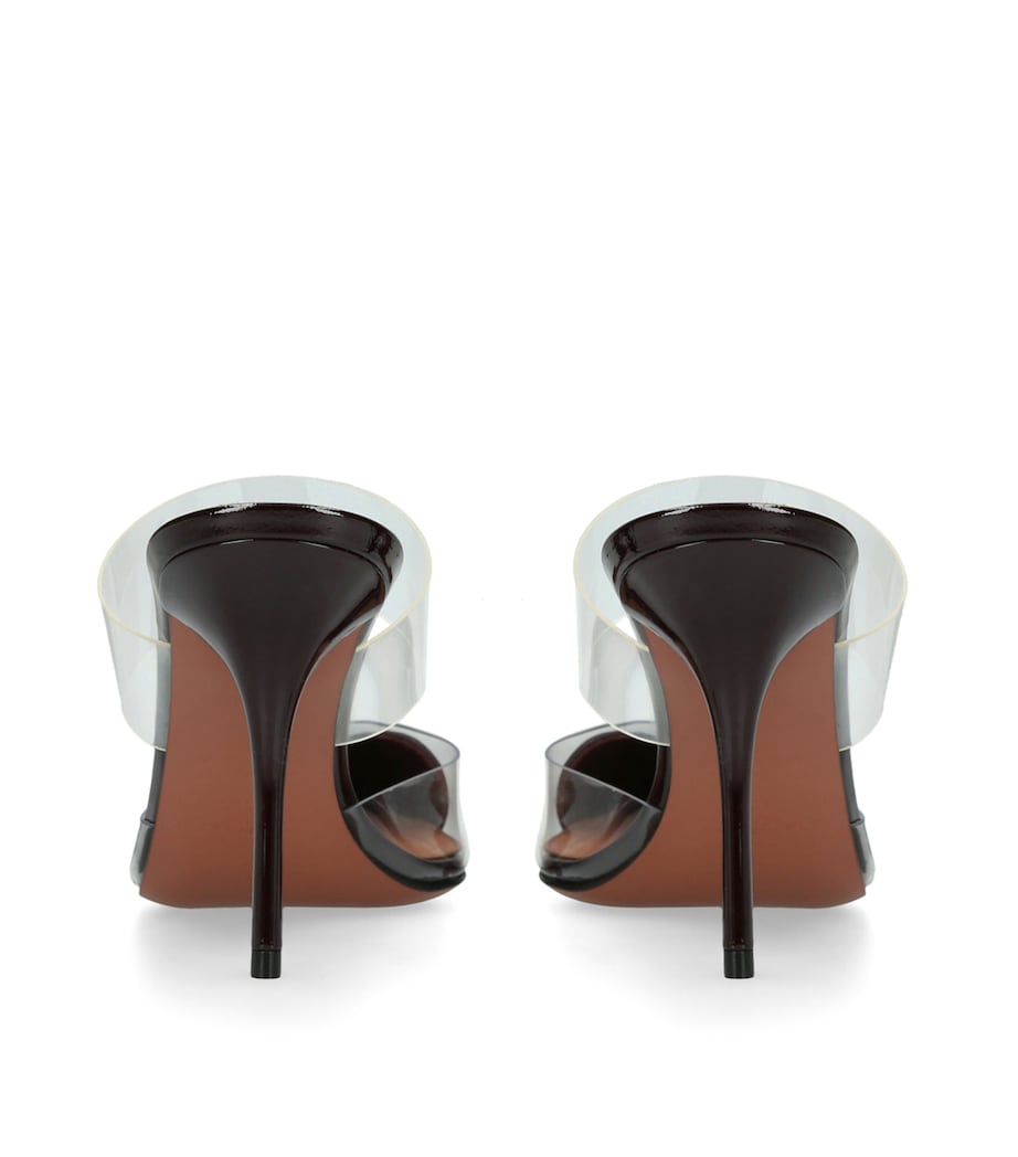 Patent Leather Le Coeur Mules 90 PURPLE Image 2