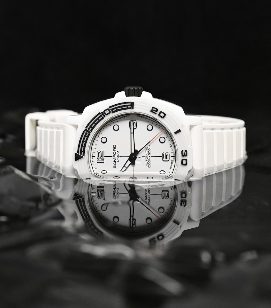 Ceramic D-300 Dive Watch 42mm WHITE Image 6