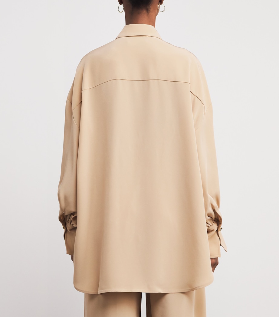 Joseph Womens Camilia Blouse Powder Image 4