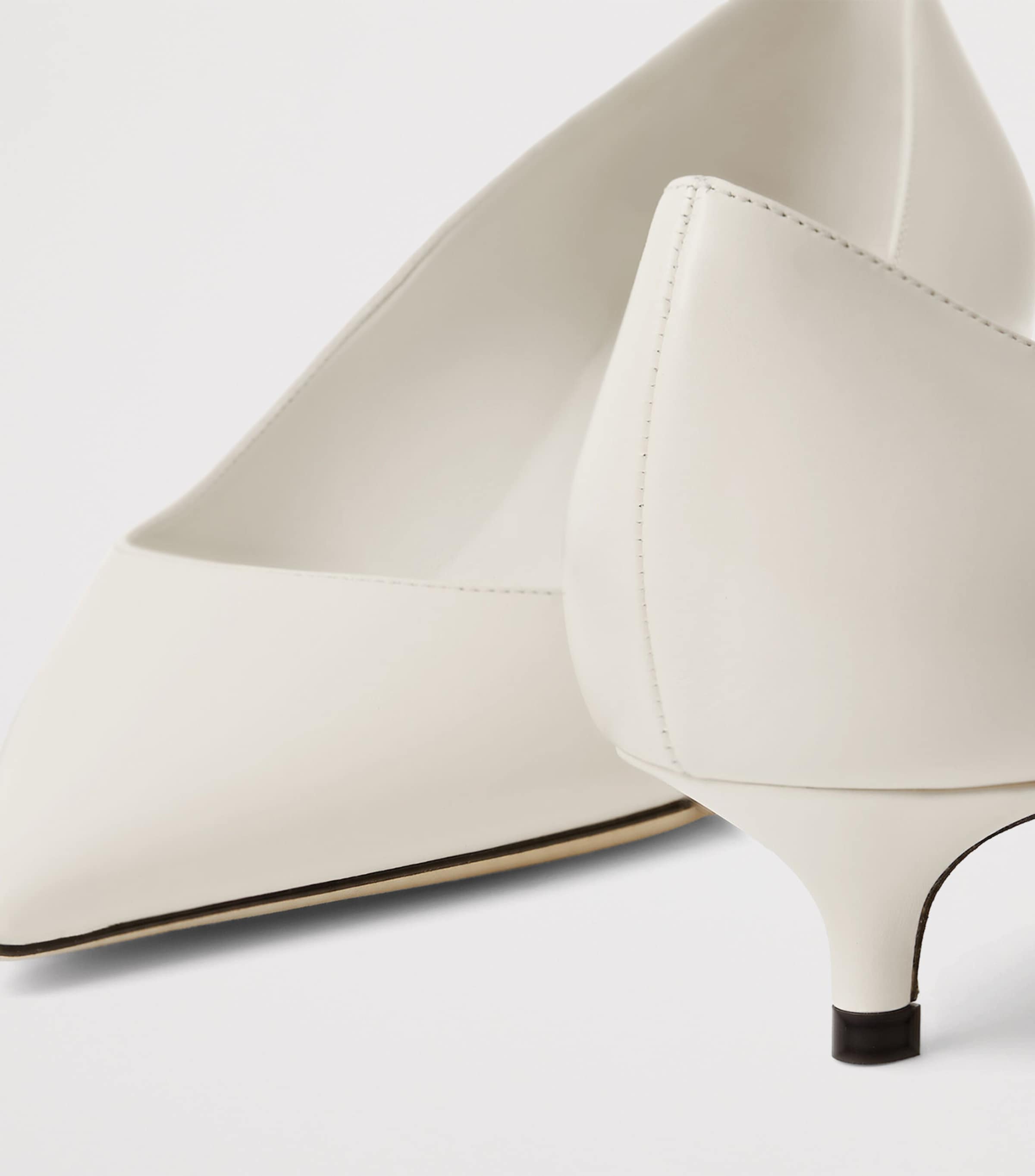 Amelia 50 Leather Pumps LATTE Image 5