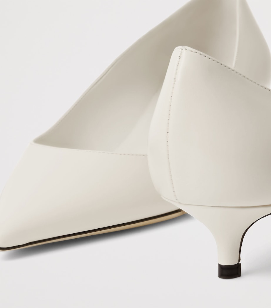 Amelia 50 Leather Pumps LATTE Image 5