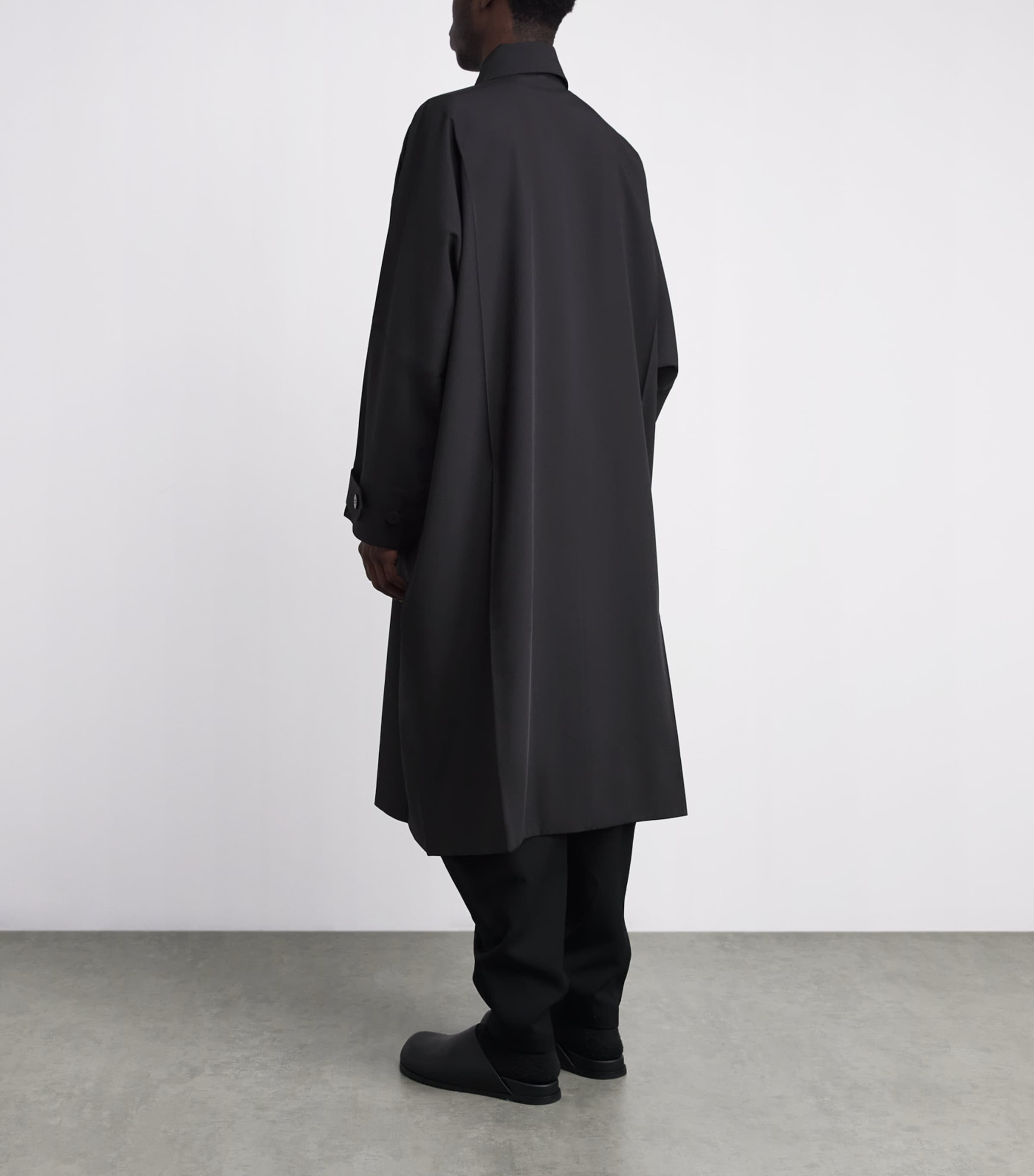 FLAT Coat 15-BLACK Image 4