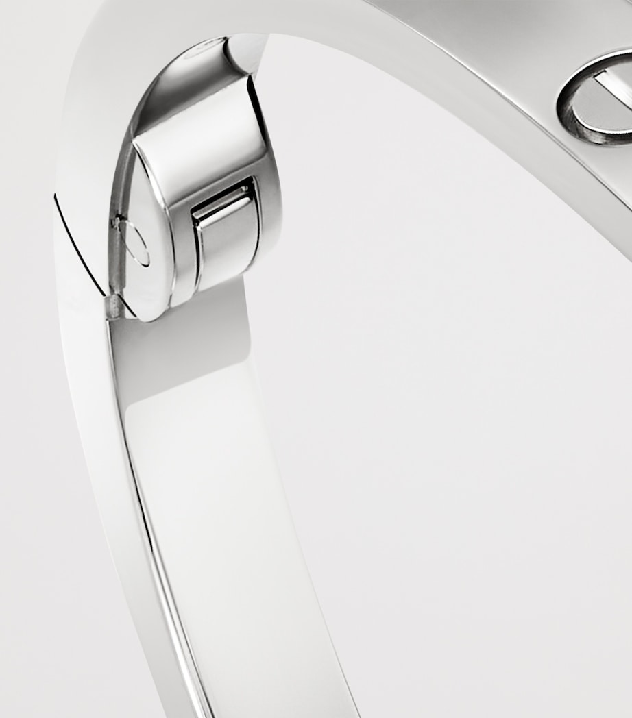 Cartier Small White Gold and Diamond LOVE Bracelet White Gold Image 7