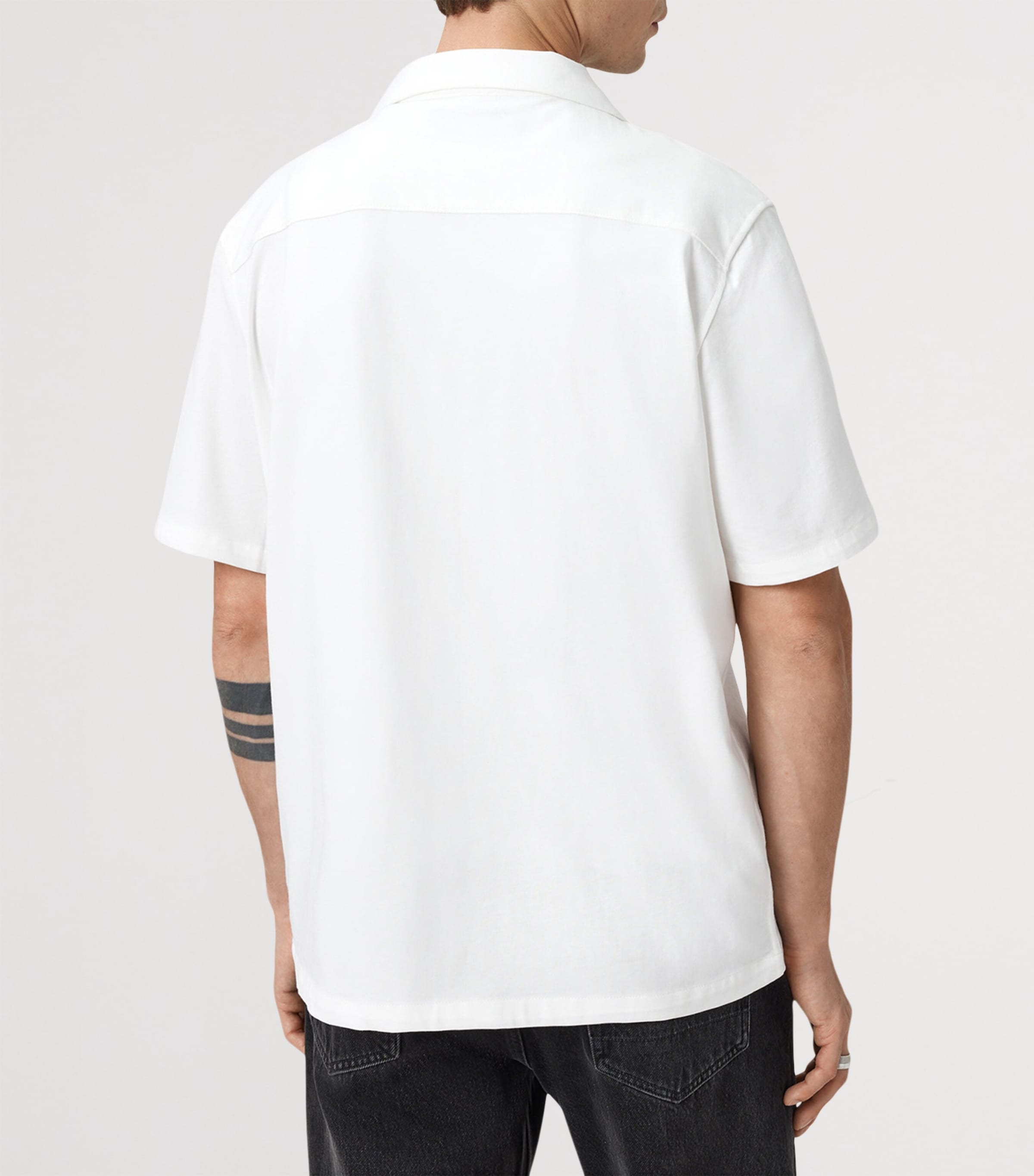 Cotton Hudson Shirt CLIFF WHITE Image 6