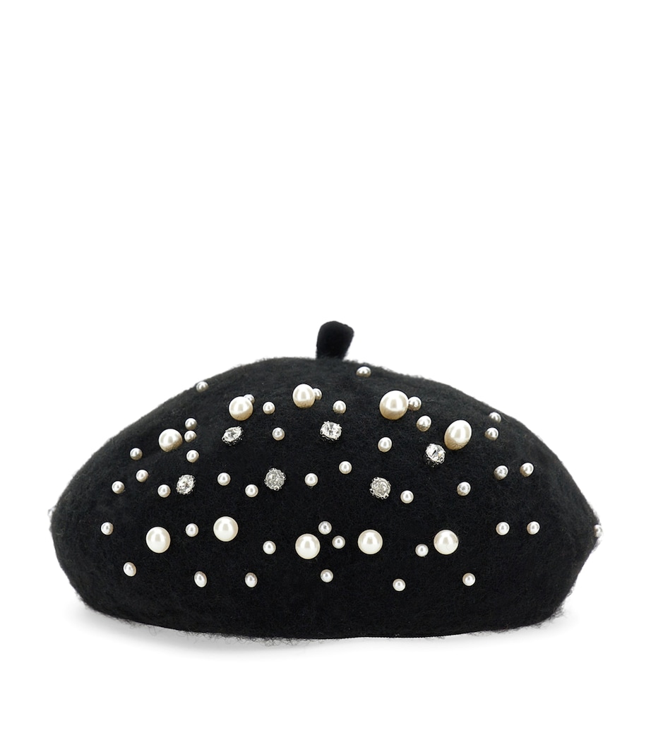 Embellished Beret NERO Image 1