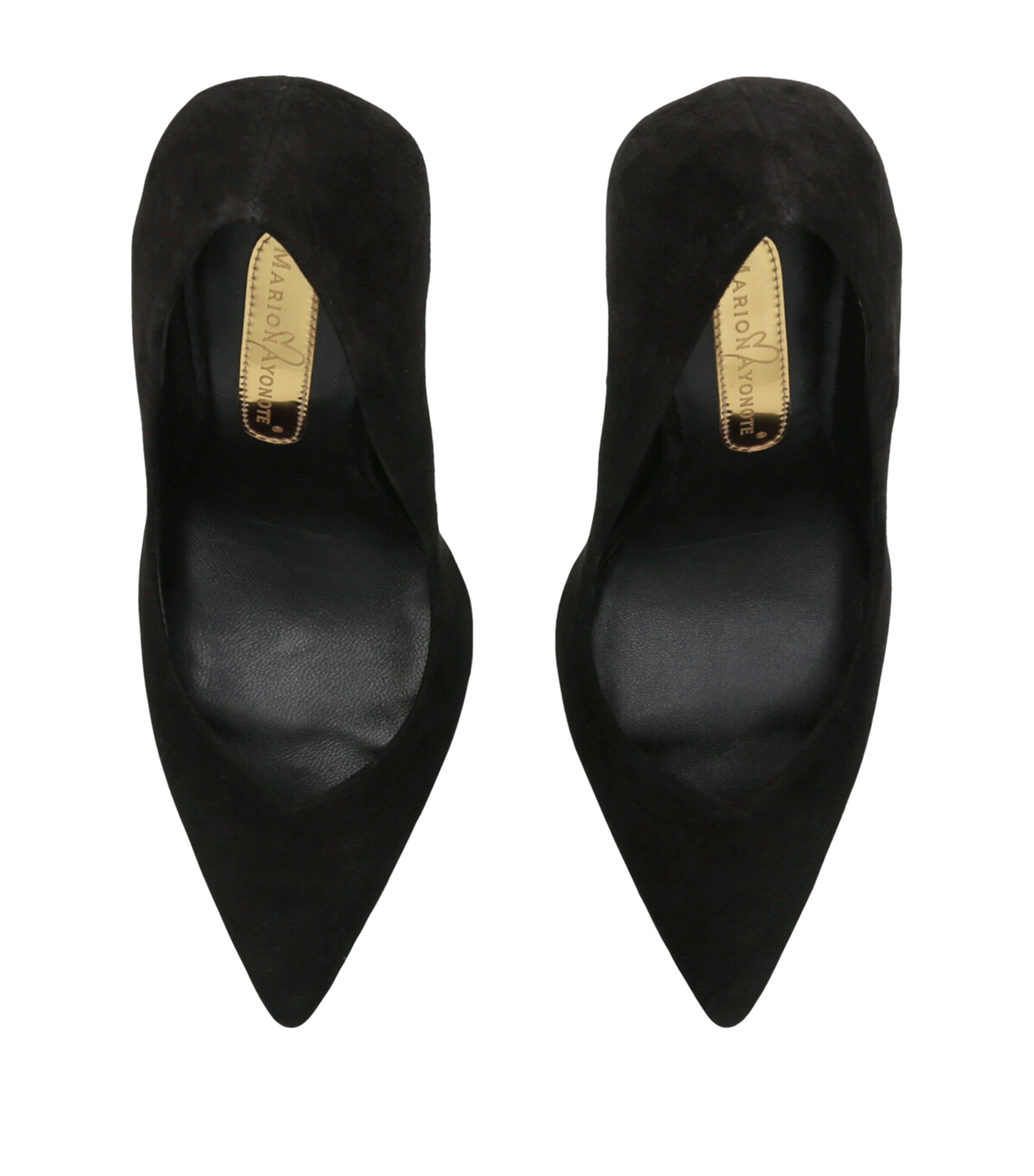 Suede As I Am Pumps 100 BLACK Image 4