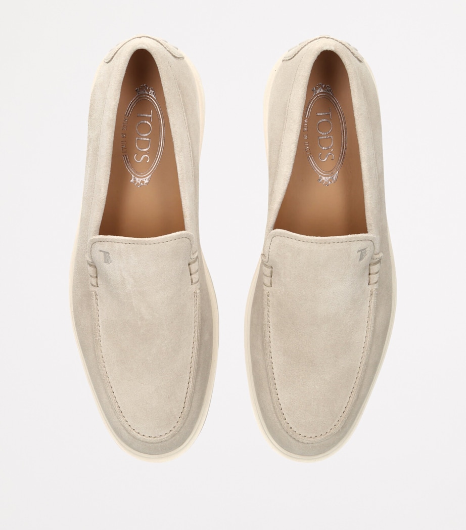 Suede Ibridro Loafers GREY/LIGHT Image 4