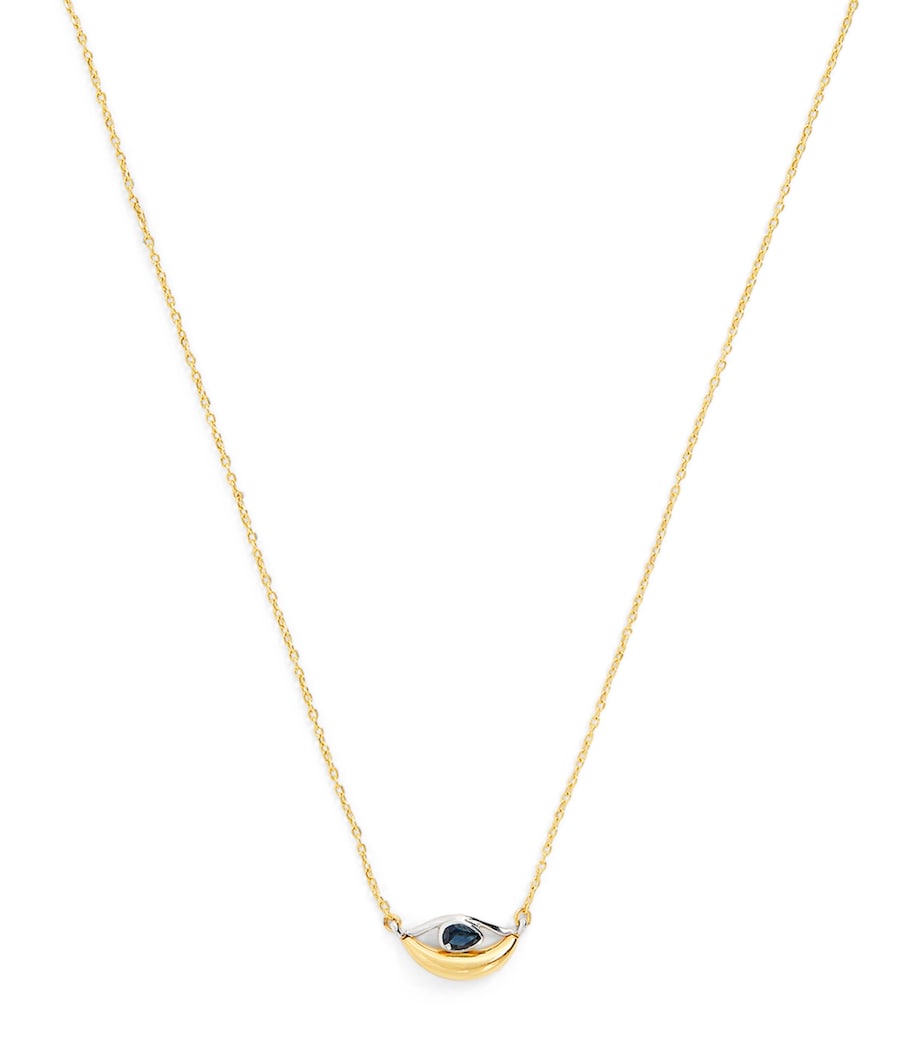 Yellow Gold and Sapphire Salvatore Necklace YELLOW GOLD Image 1