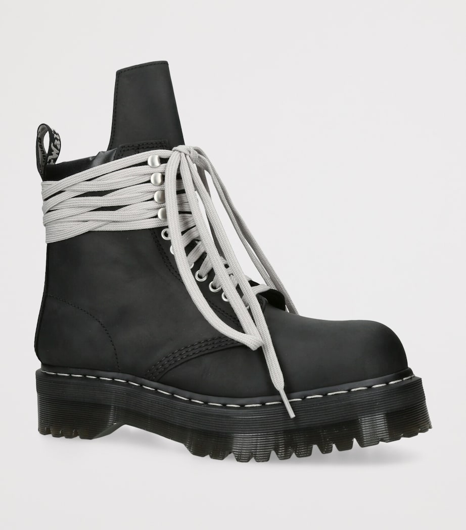 x Dr. Martens Quad Sole Steel Toe Boots BLACK Image 3