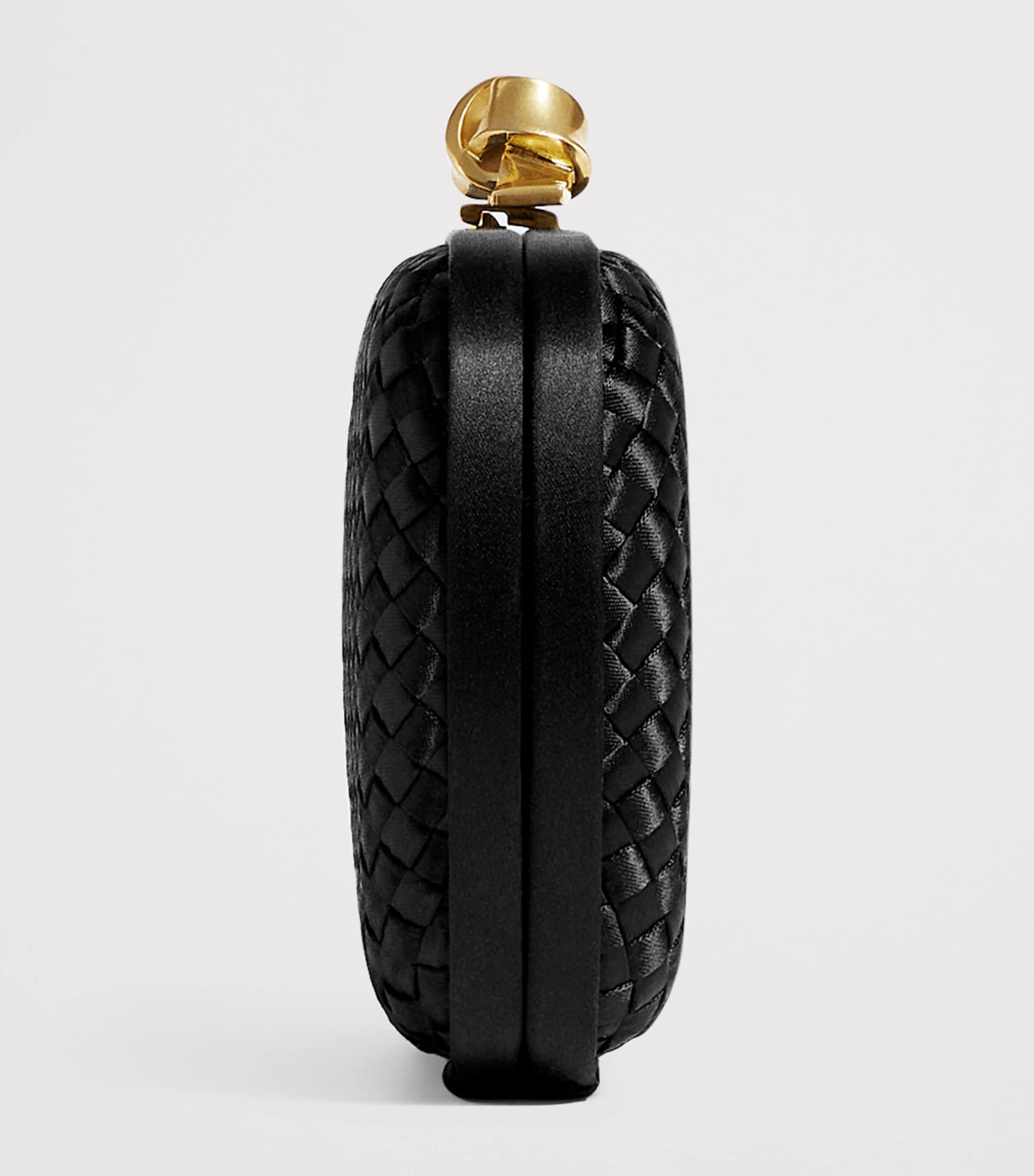 Bottega Veneta Satin Knot Minaudiere Clutch Bag Image 3