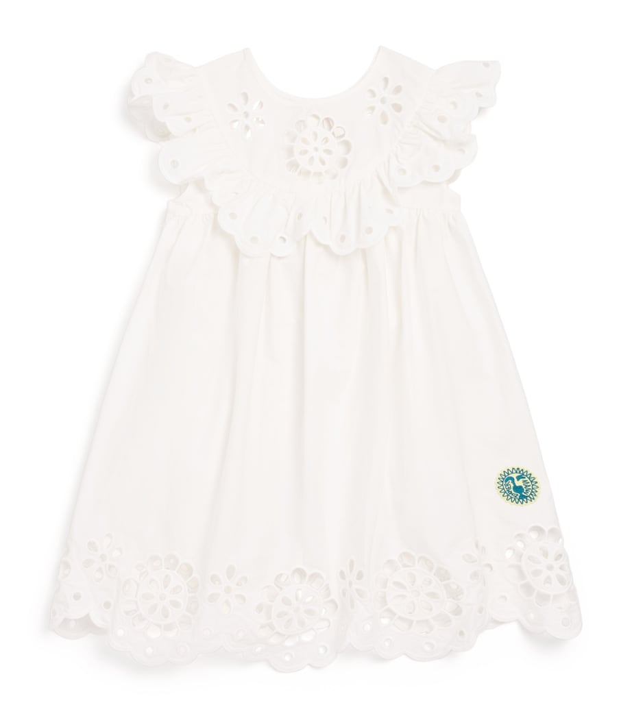 Cotton Broderie Awaken Dress (1-12 Years) IVORY Image 1