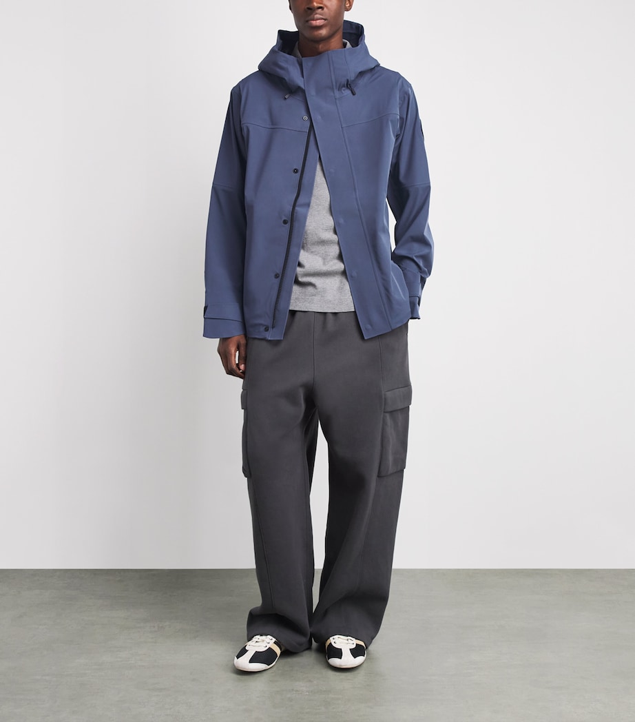 Canada Goose Mens Rupert Rain Jacket Dusk Blue Image 2