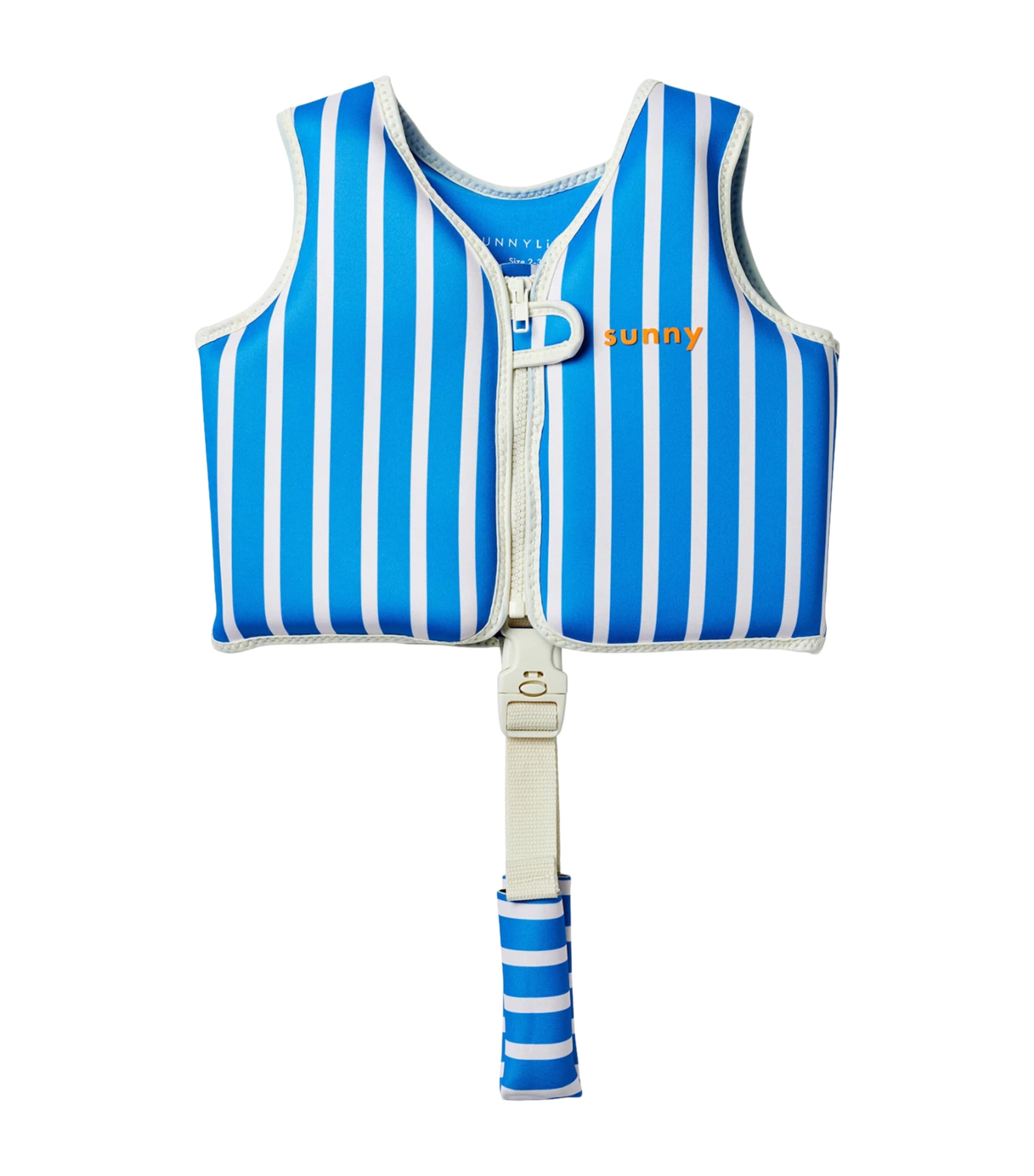 Sunnylife Kids Tino the Tiger Swim Vest (24-36 Months) Blue Image 1