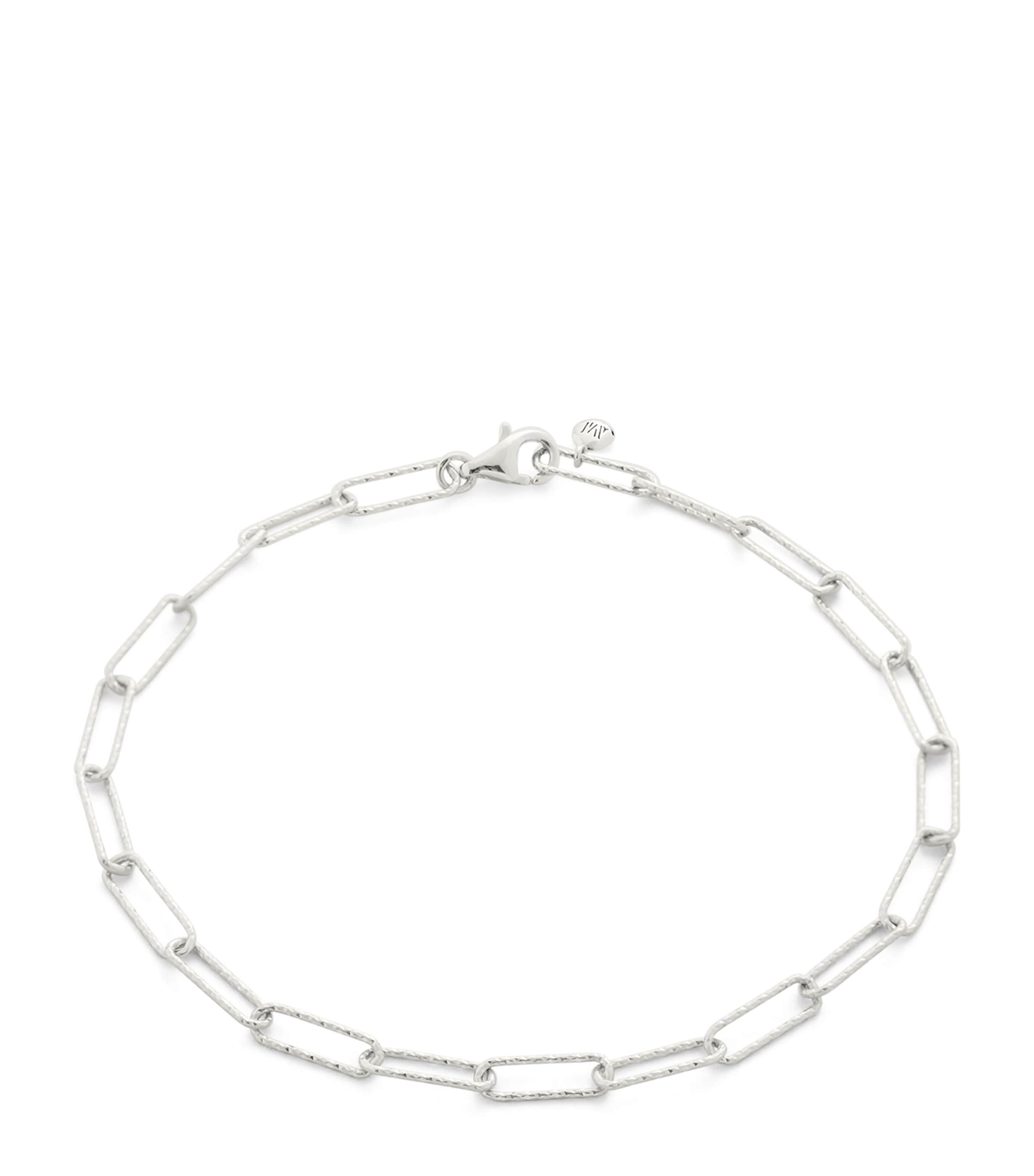 Monica Vinader Sterling Silver Alta Bracelet In Metallic