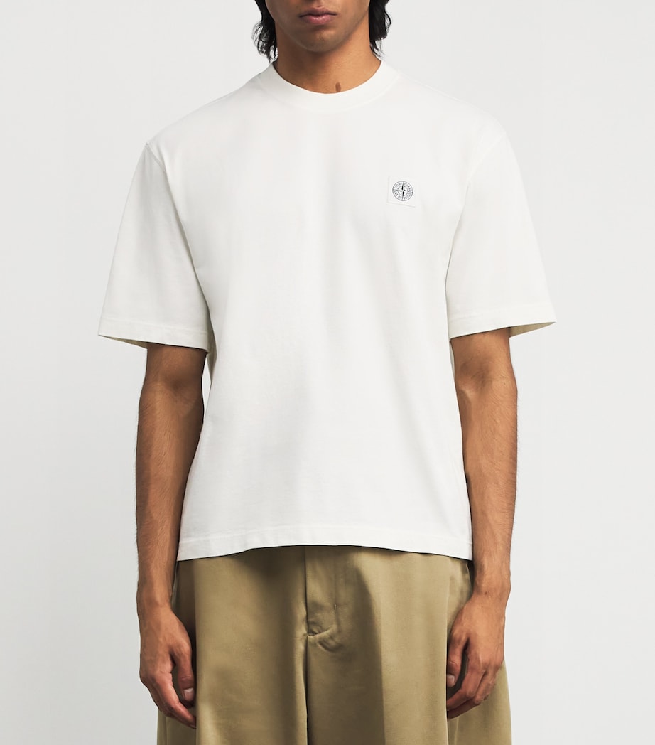 Cotton Logo T-Shirt V0093 Image 3