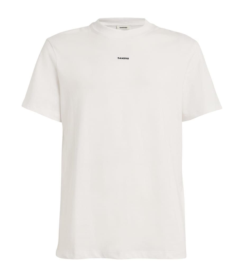 Cotton Logo T-Shirt WHITE Image 1