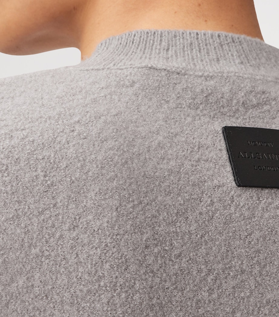 Merino Wool Marko Crew Sweater HENGE GREY Image 8