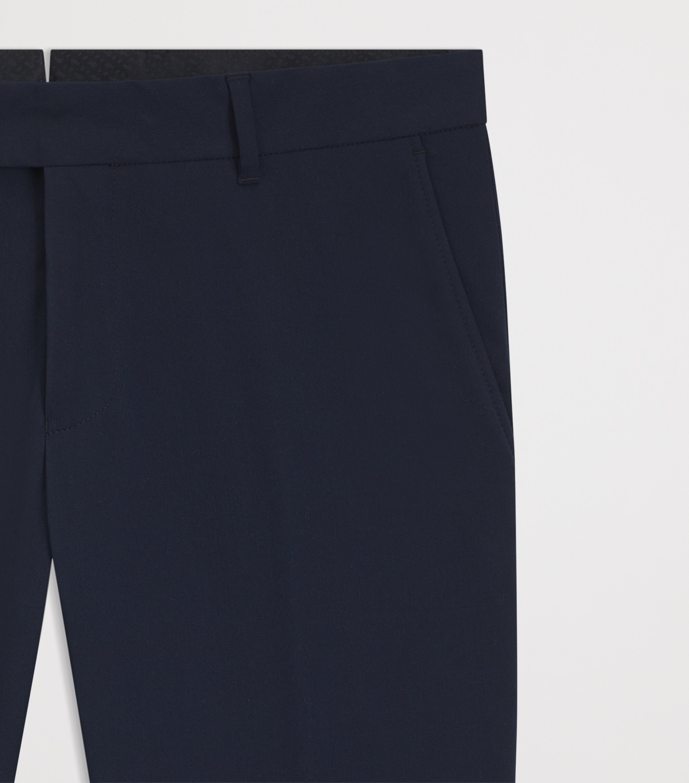 BOSS Mens Stretch-Cotton Slim Fit Trousers Image 5