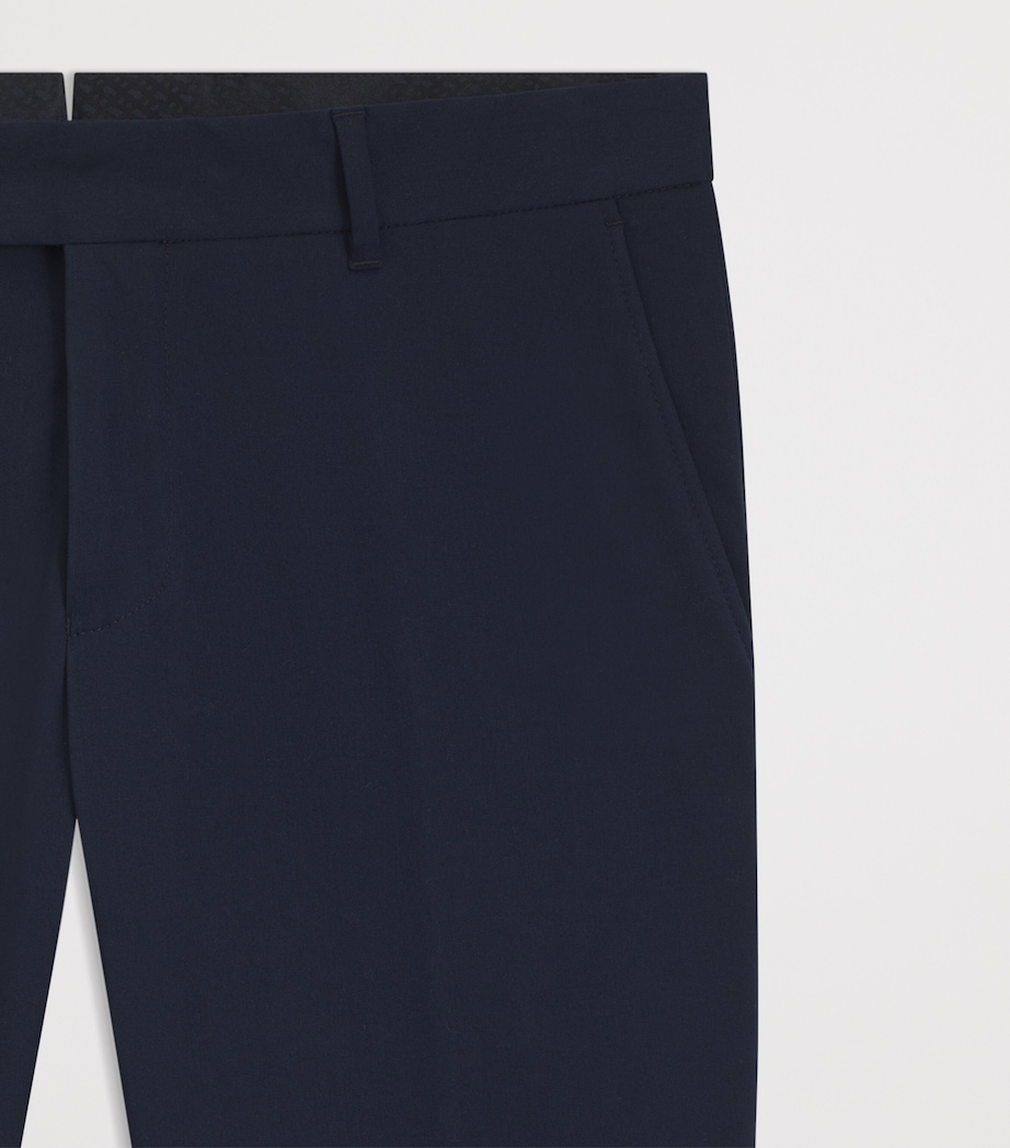 BOSS Mens Stretch-Cotton Slim Fit Trousers Image 5