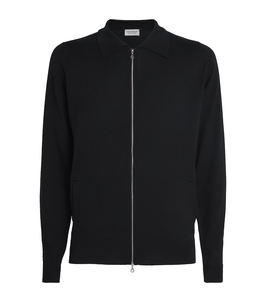 Extra Fine Merino Wool Alston Jacket BLACK Image 1