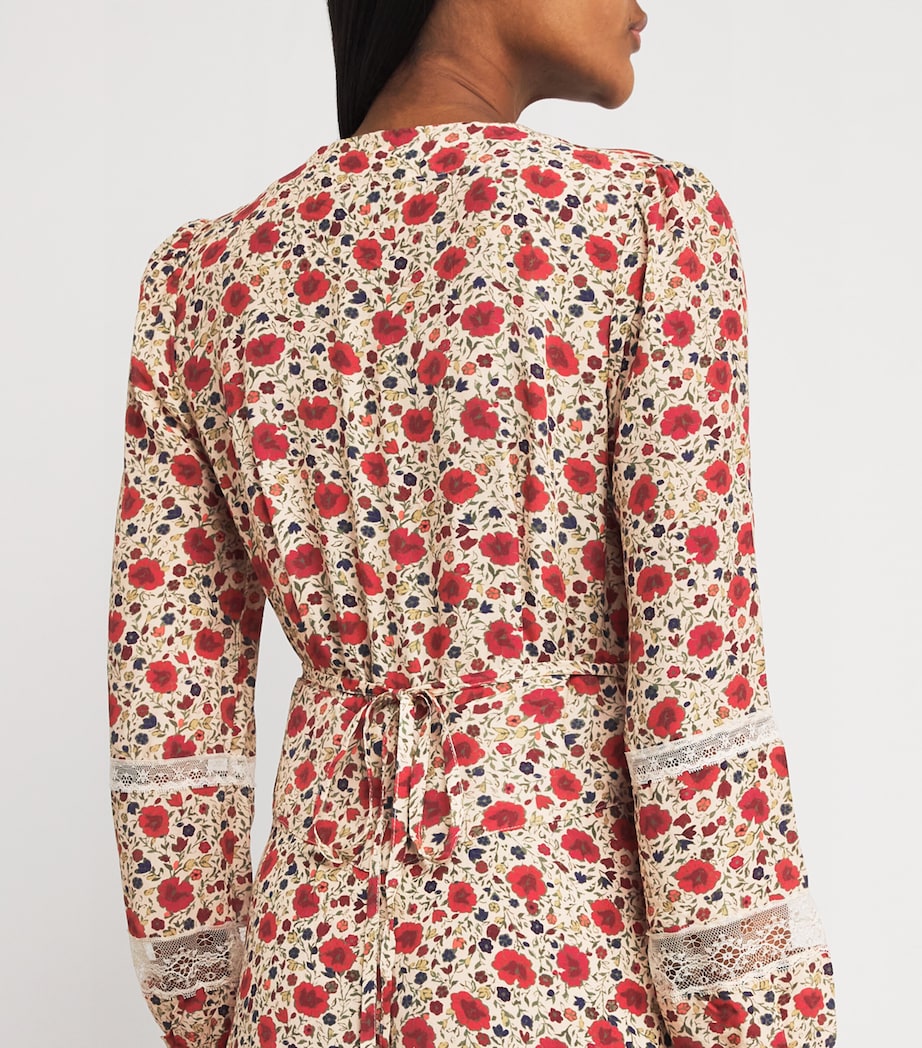 Floral Raven Midi Dress EVA FLORAL CREAM Image 6