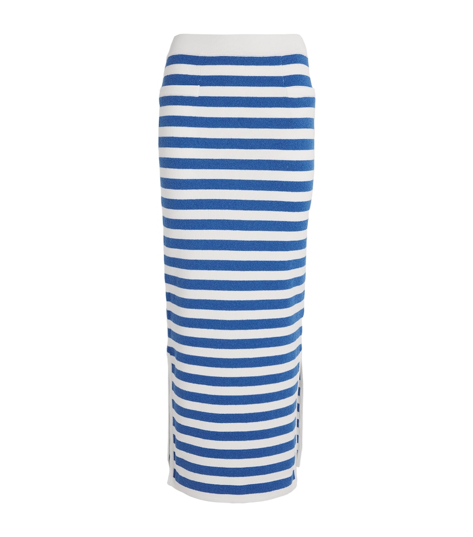 Stripe Ari Maxi Skirt BLUE STRIPE Image 1
