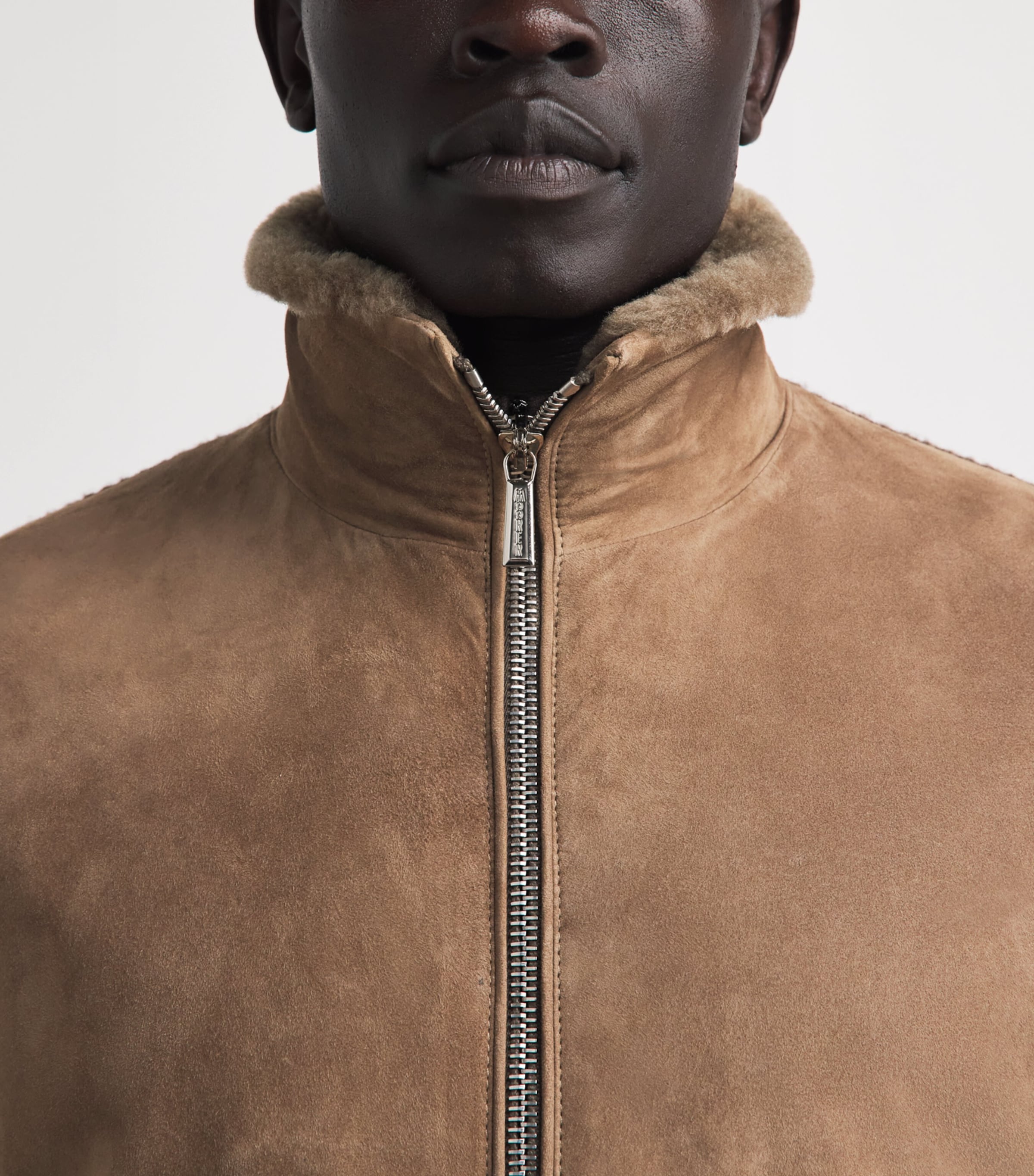 Moorer Mens Wool-Cashmere Hybrid Jacket Tortora Image 3