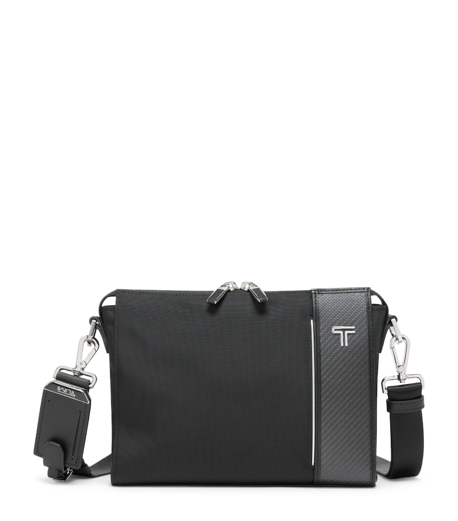 Tumi Arrivé Ronan Clutch Cross-Body Bag Black Image 1