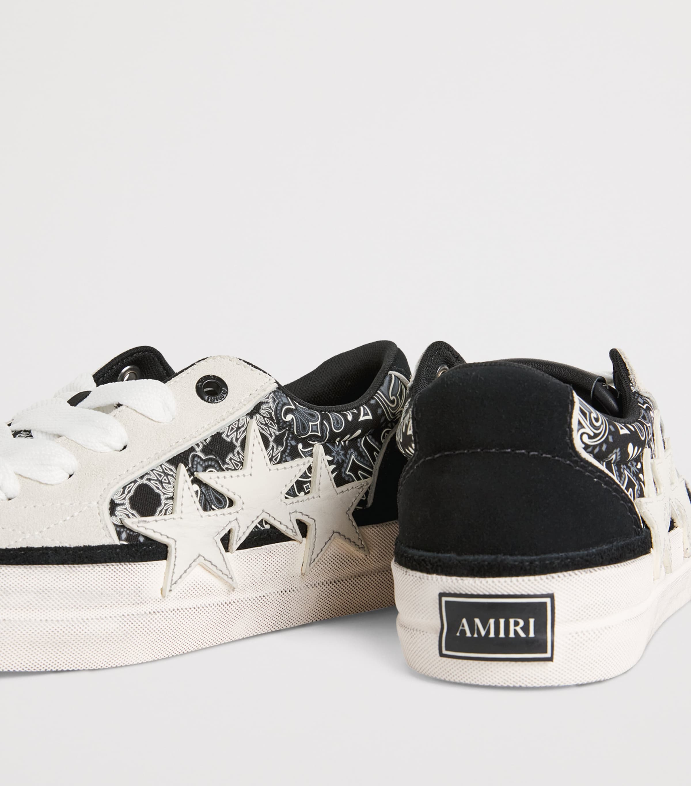 AMIRI Black Bandana Sunset Skate Sneakers | Harrods US